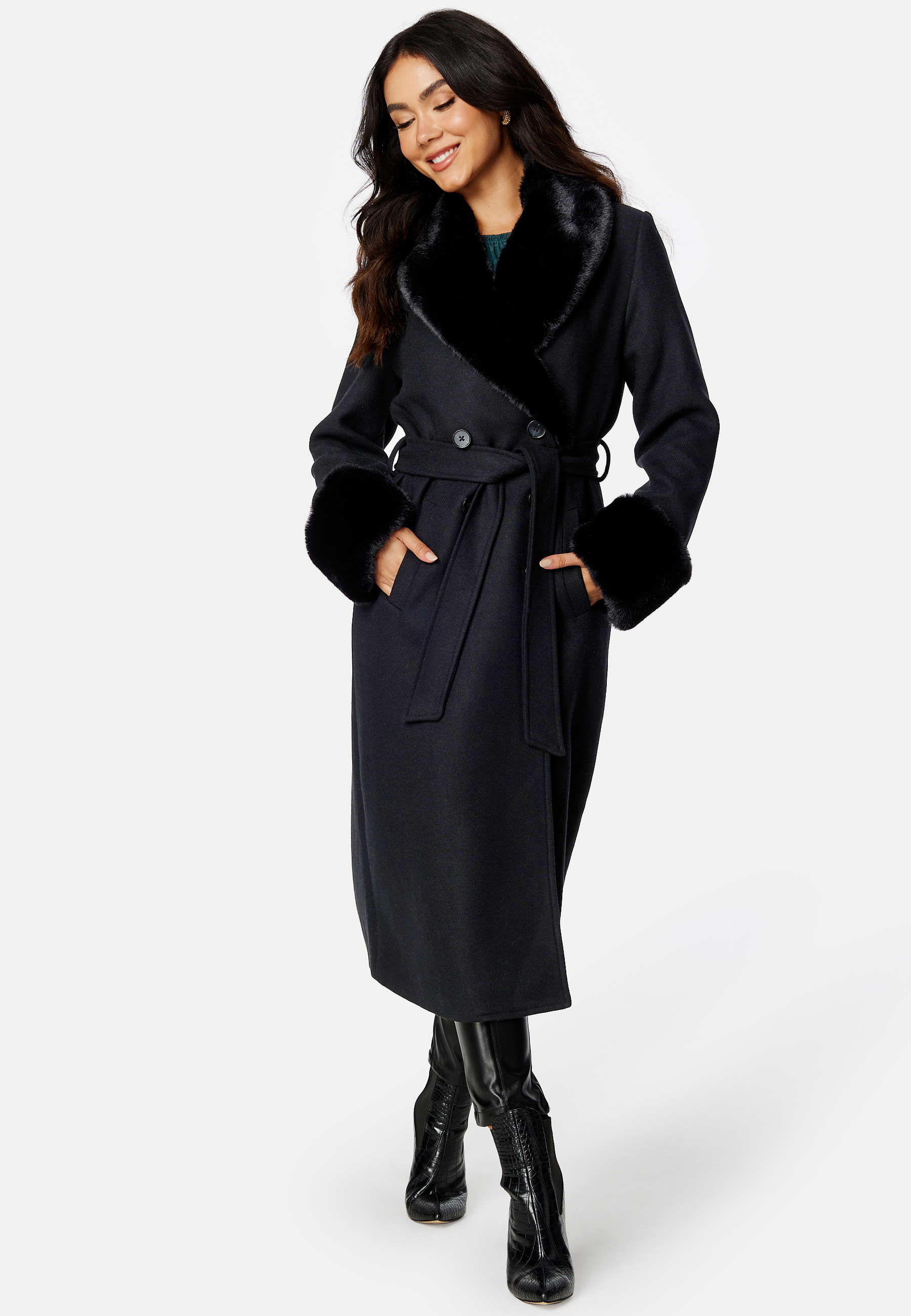 Fortina Wool Blend Coat