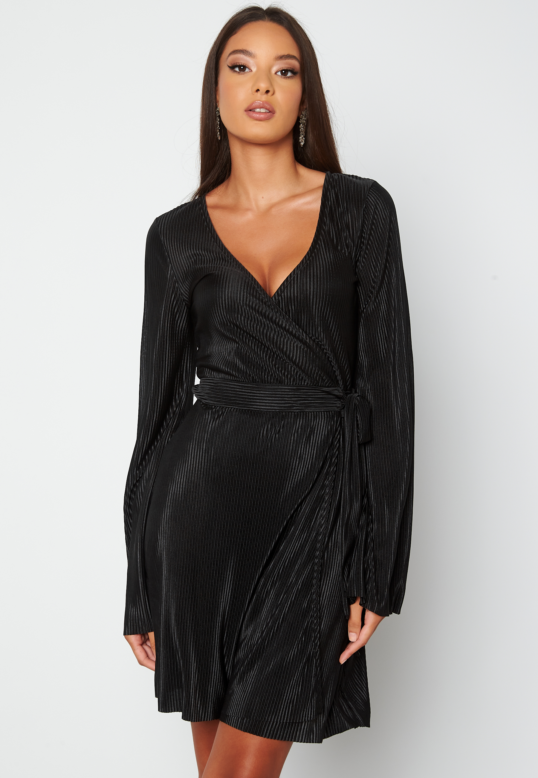 Poppy plissé dress