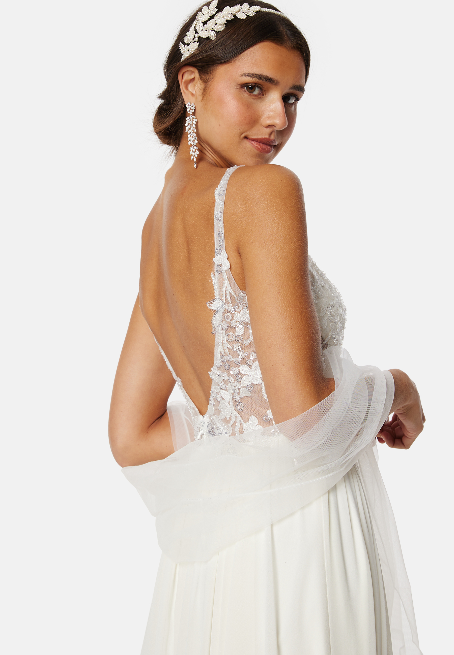 Rhinestone Chiffon Dress 3