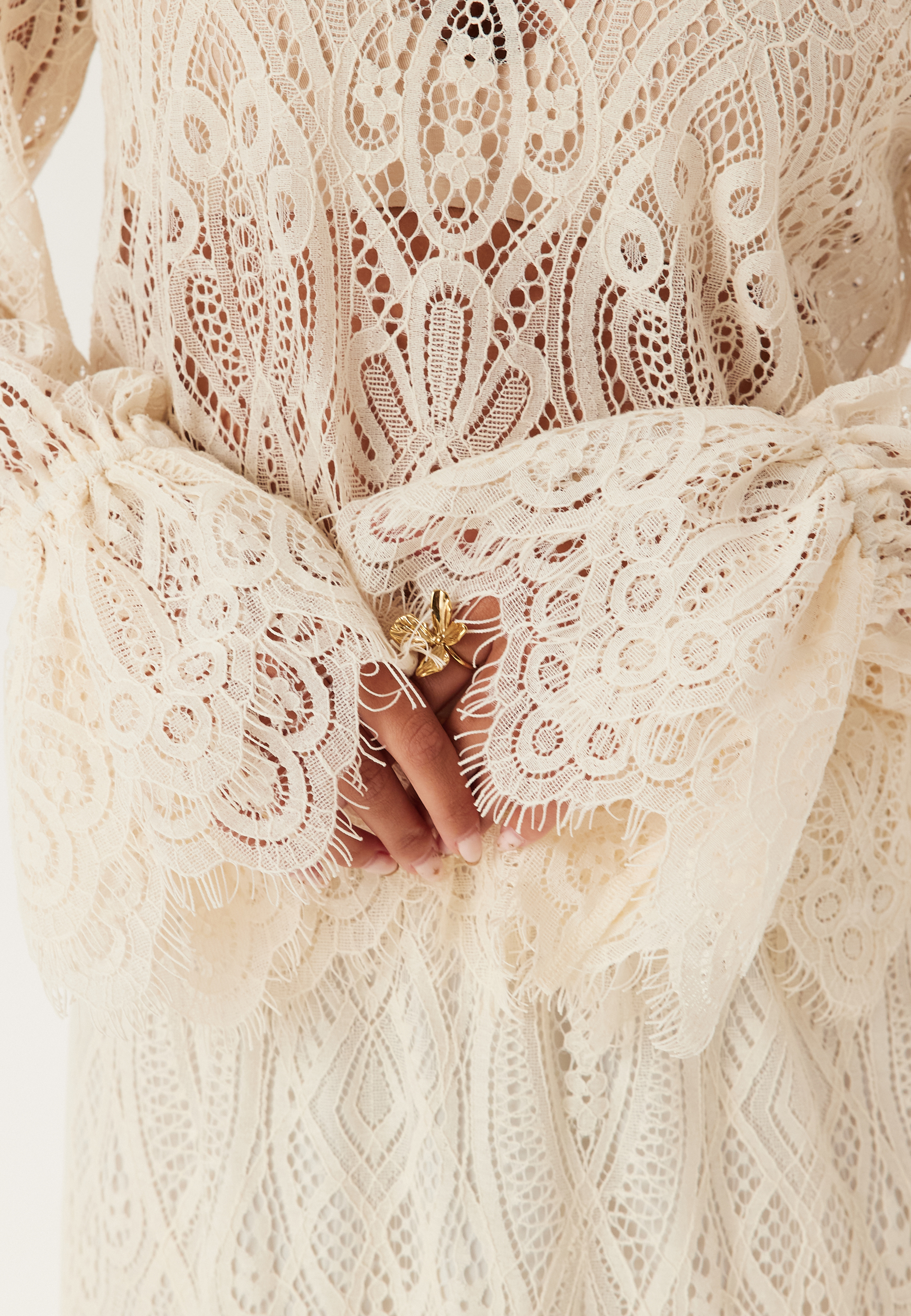 Lace Bow Blouse 3