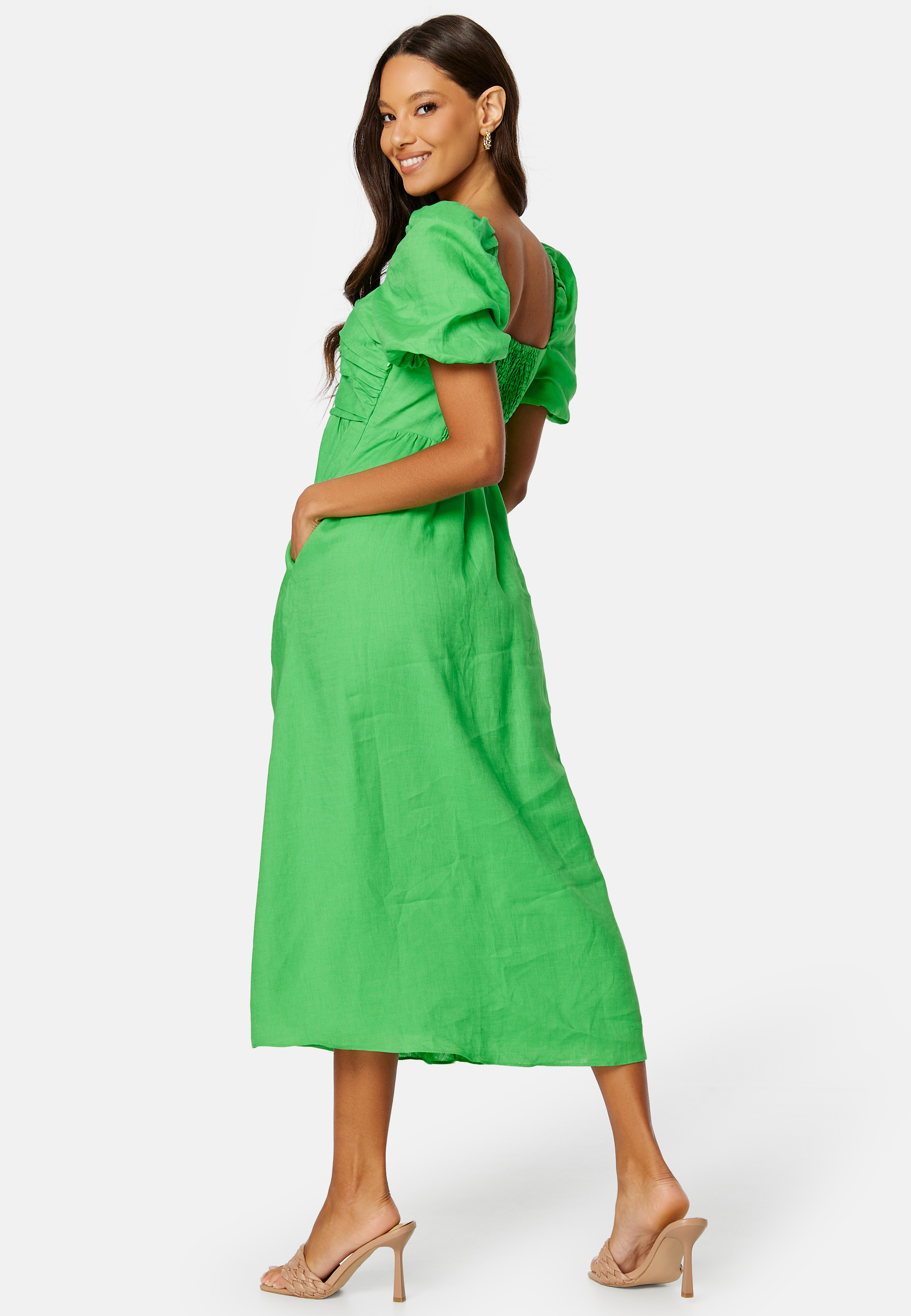 Dream Ruched Bodice Midi Dress 2