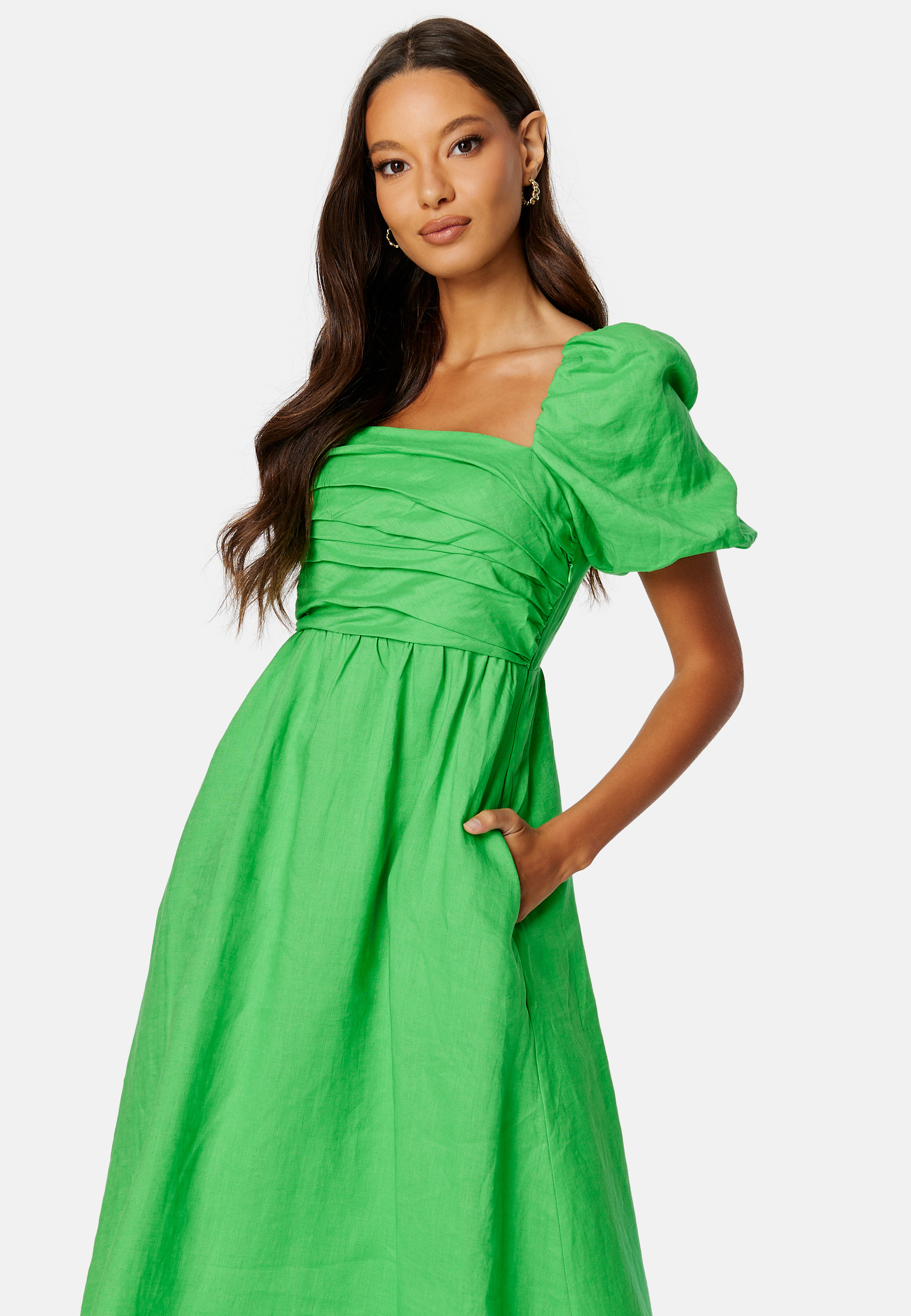 Dream Ruched Bodice Midi Dress 3