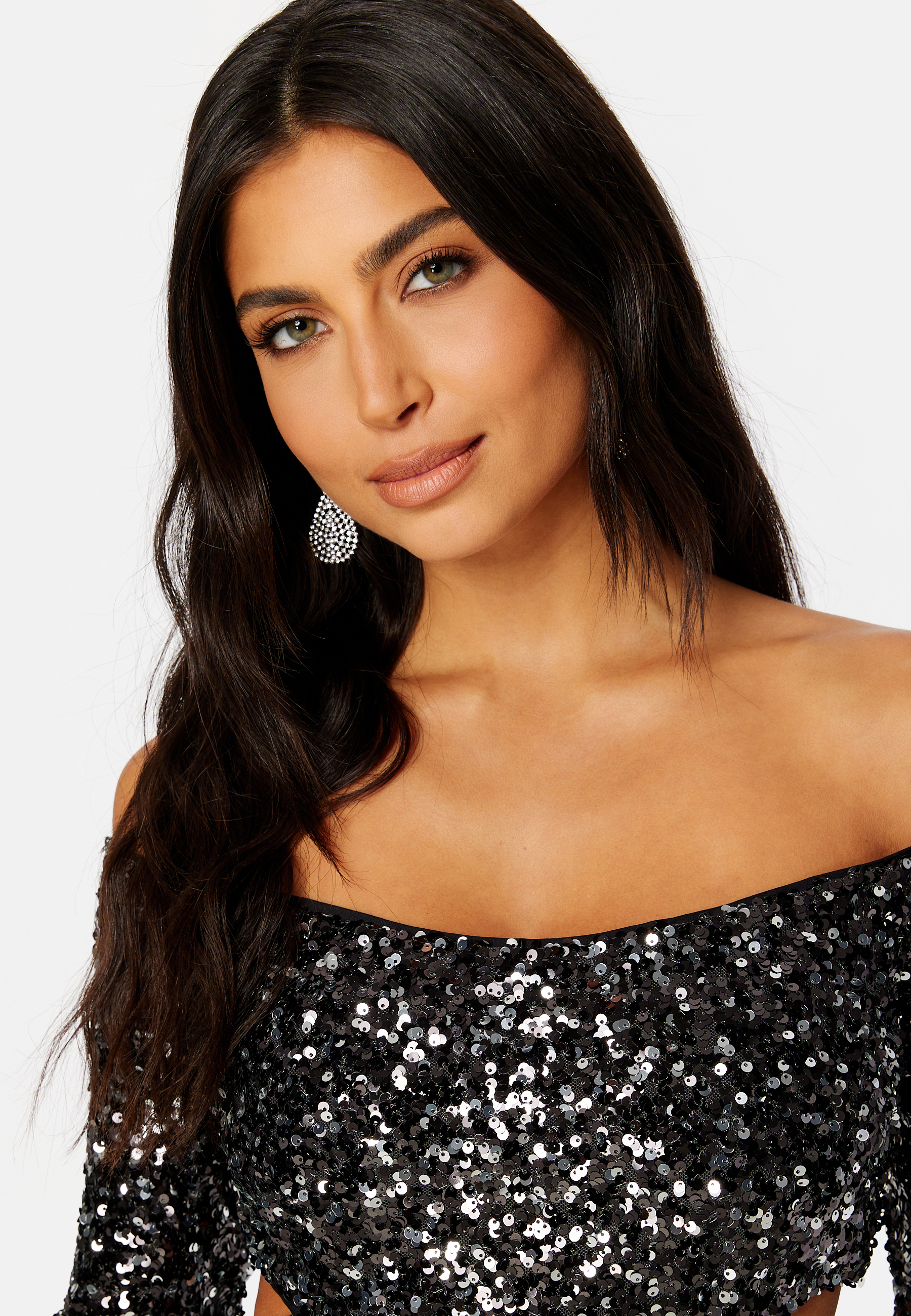 Farrah Sequin Cut Out Back Dress 3