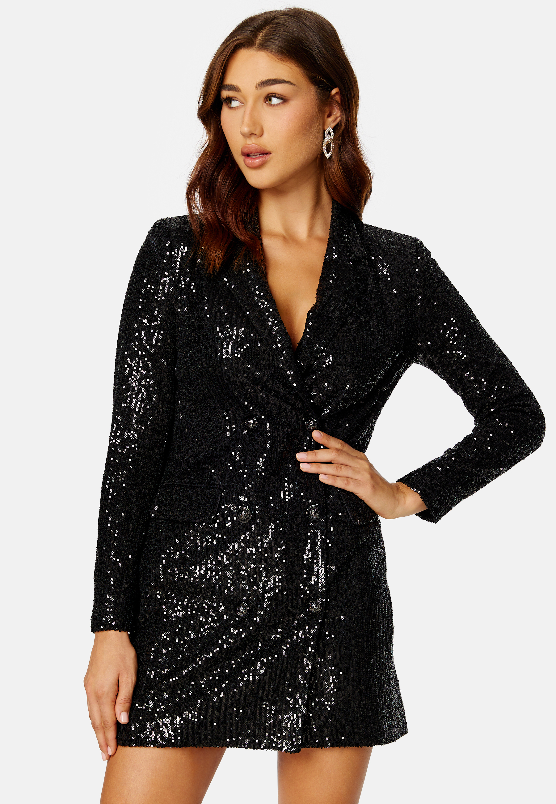 Jordan Sequin Blazer Dress