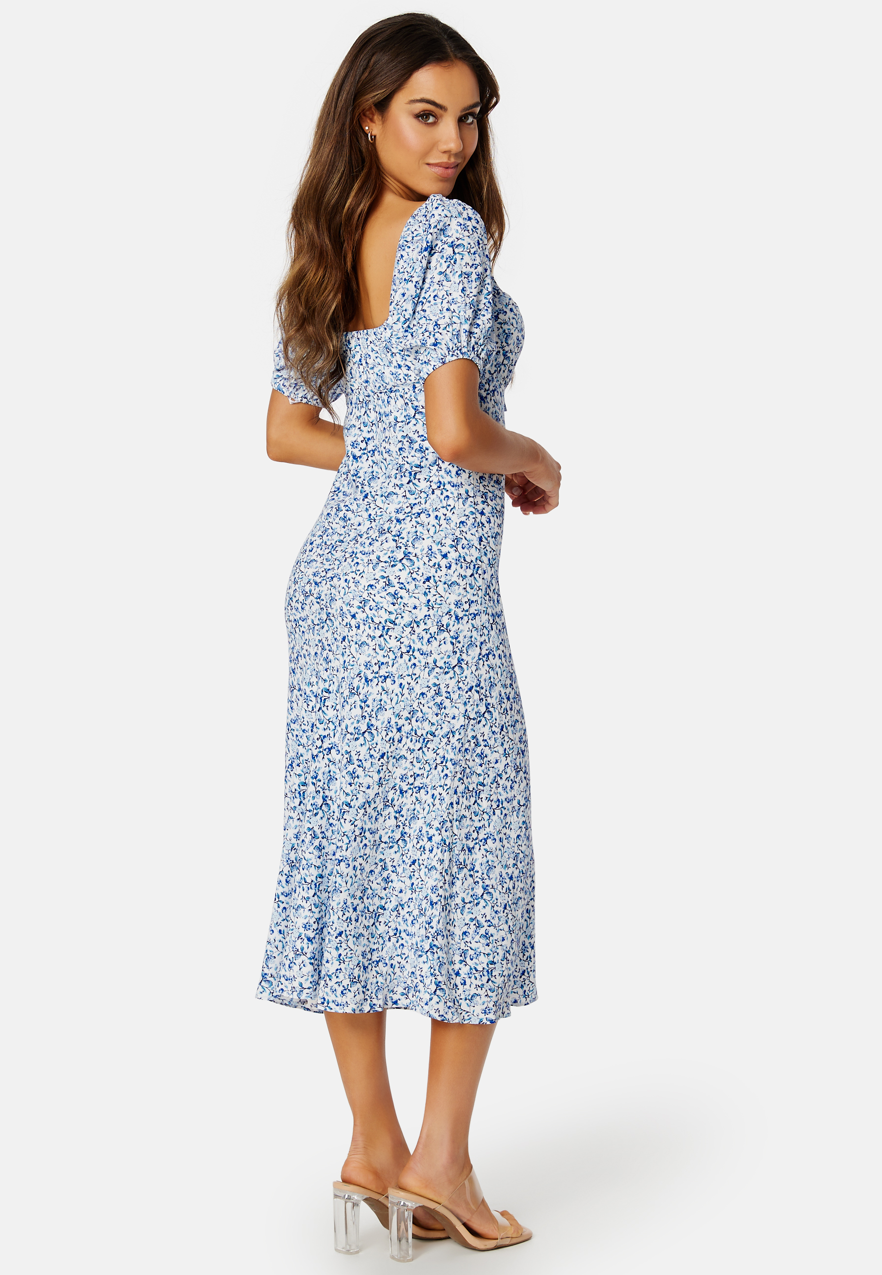 Lorelai Ruched Front Midi Dress 2