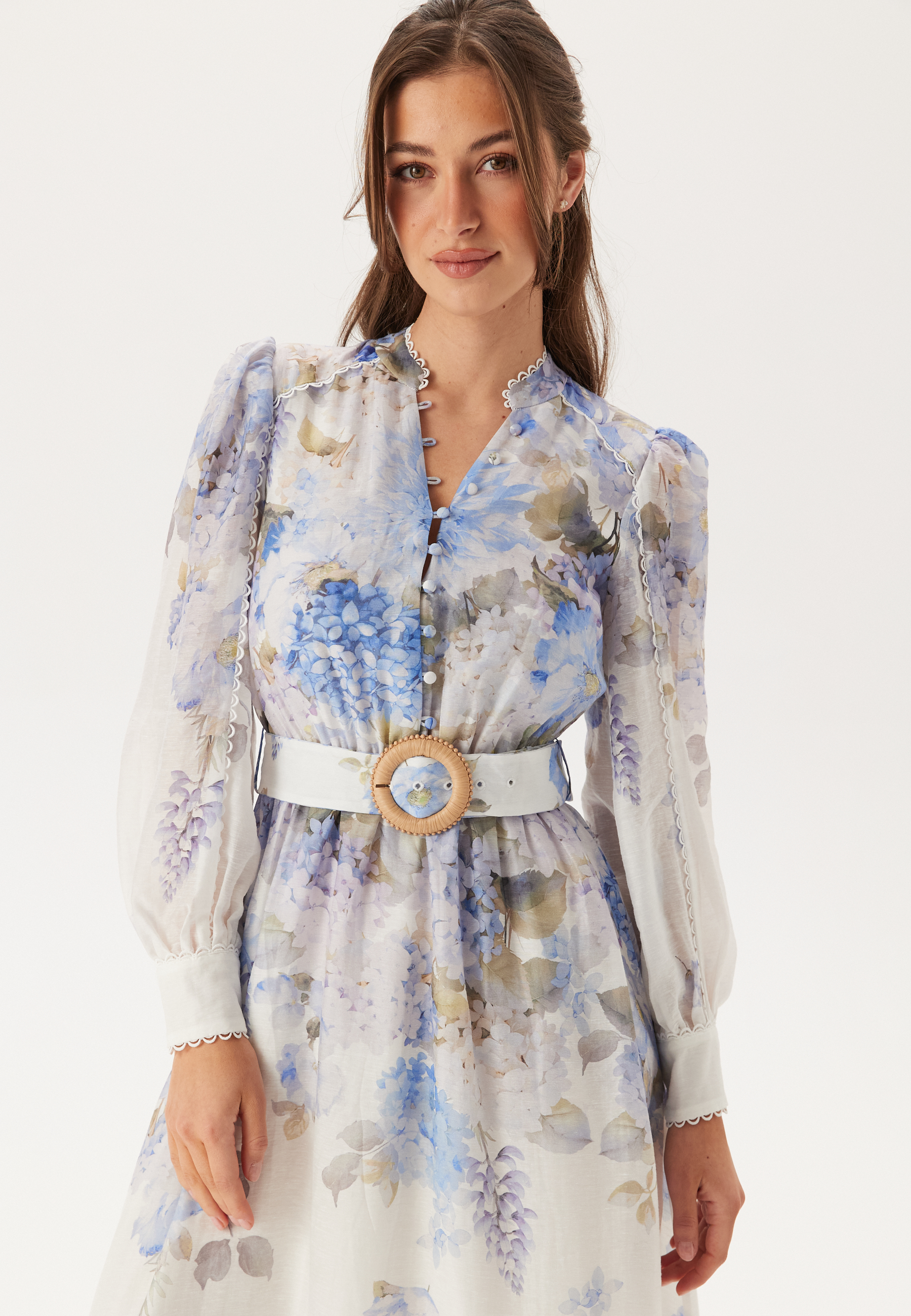 Peyton Trim Detail Midi Dress 2