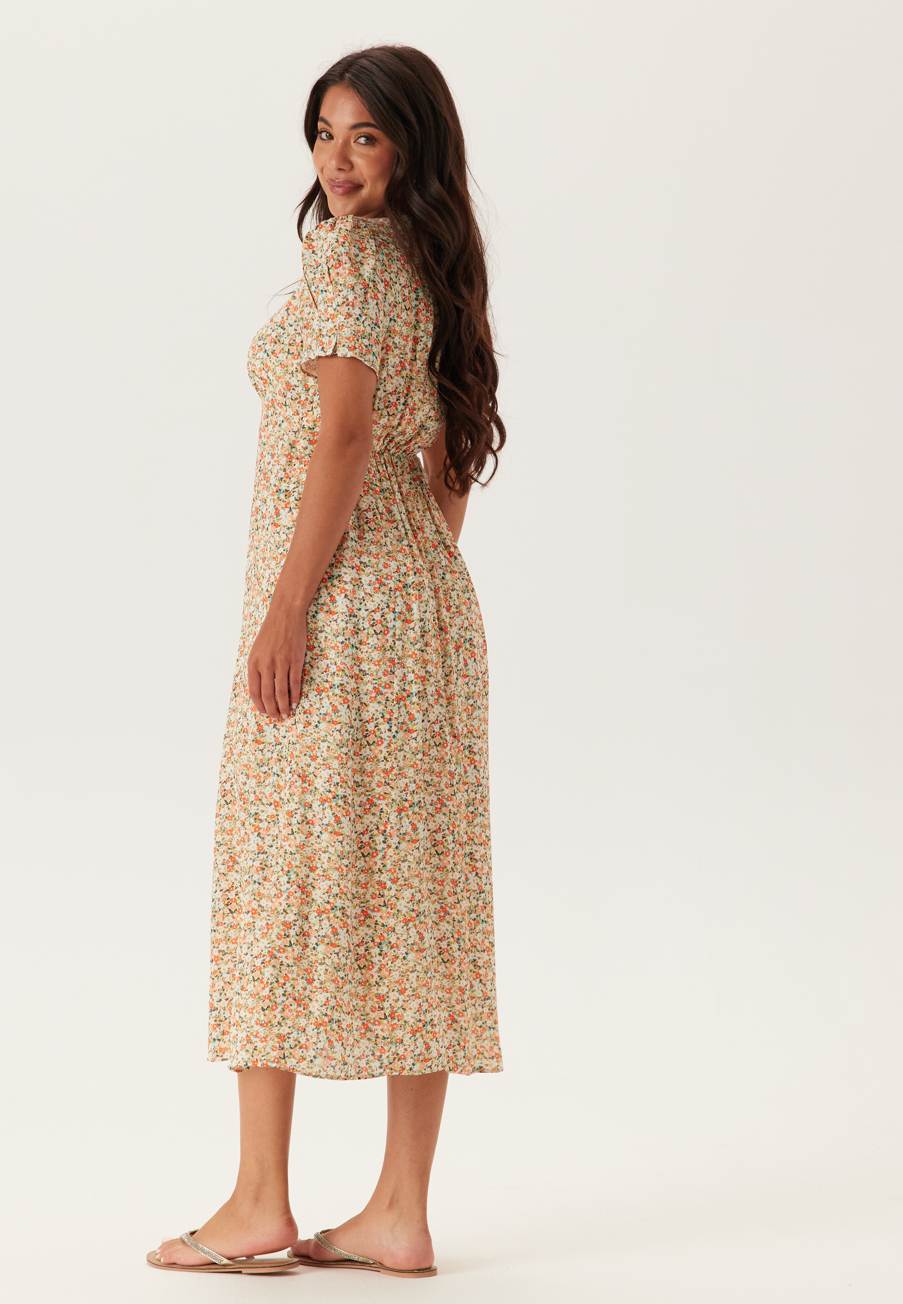 Safira Printed Midi Sun Dress 2