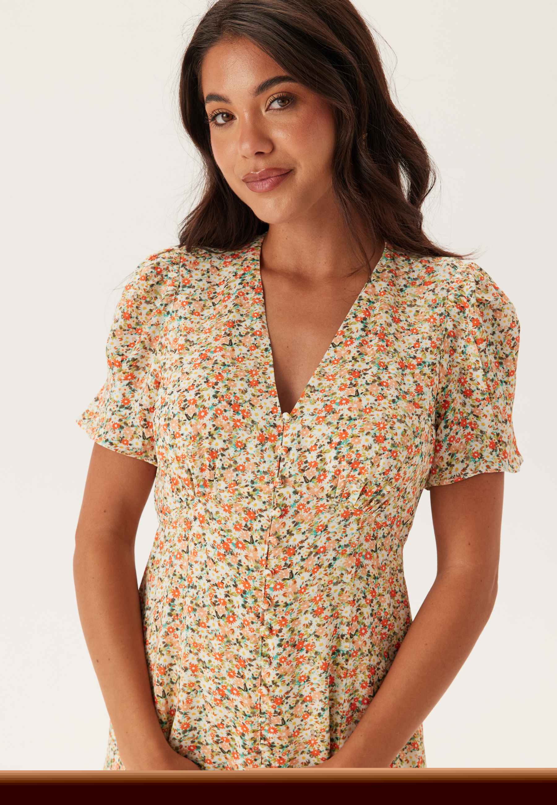 Safira Printed Midi Sun Dress 4