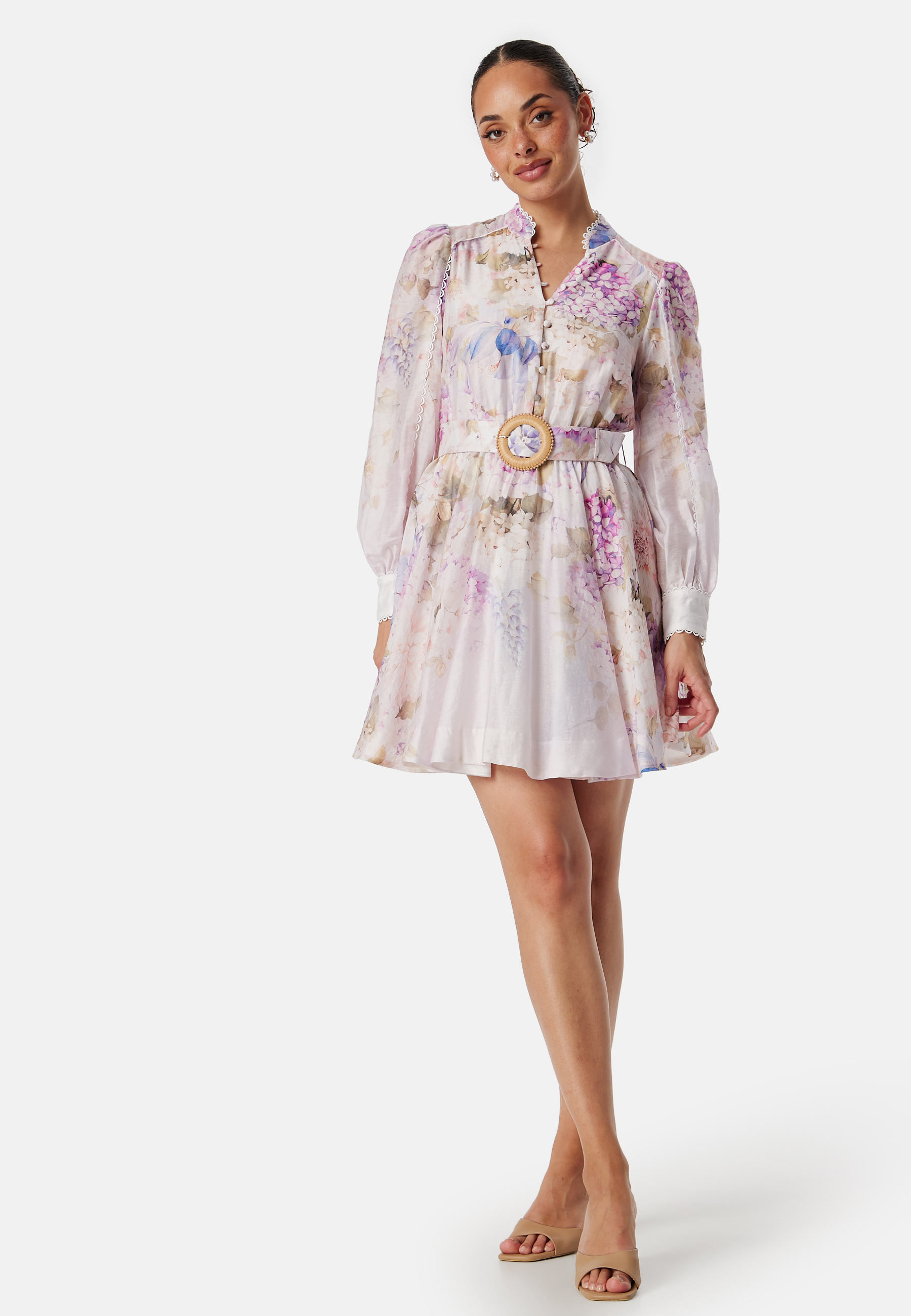 Vienna Trim Detail Skater Dress 2