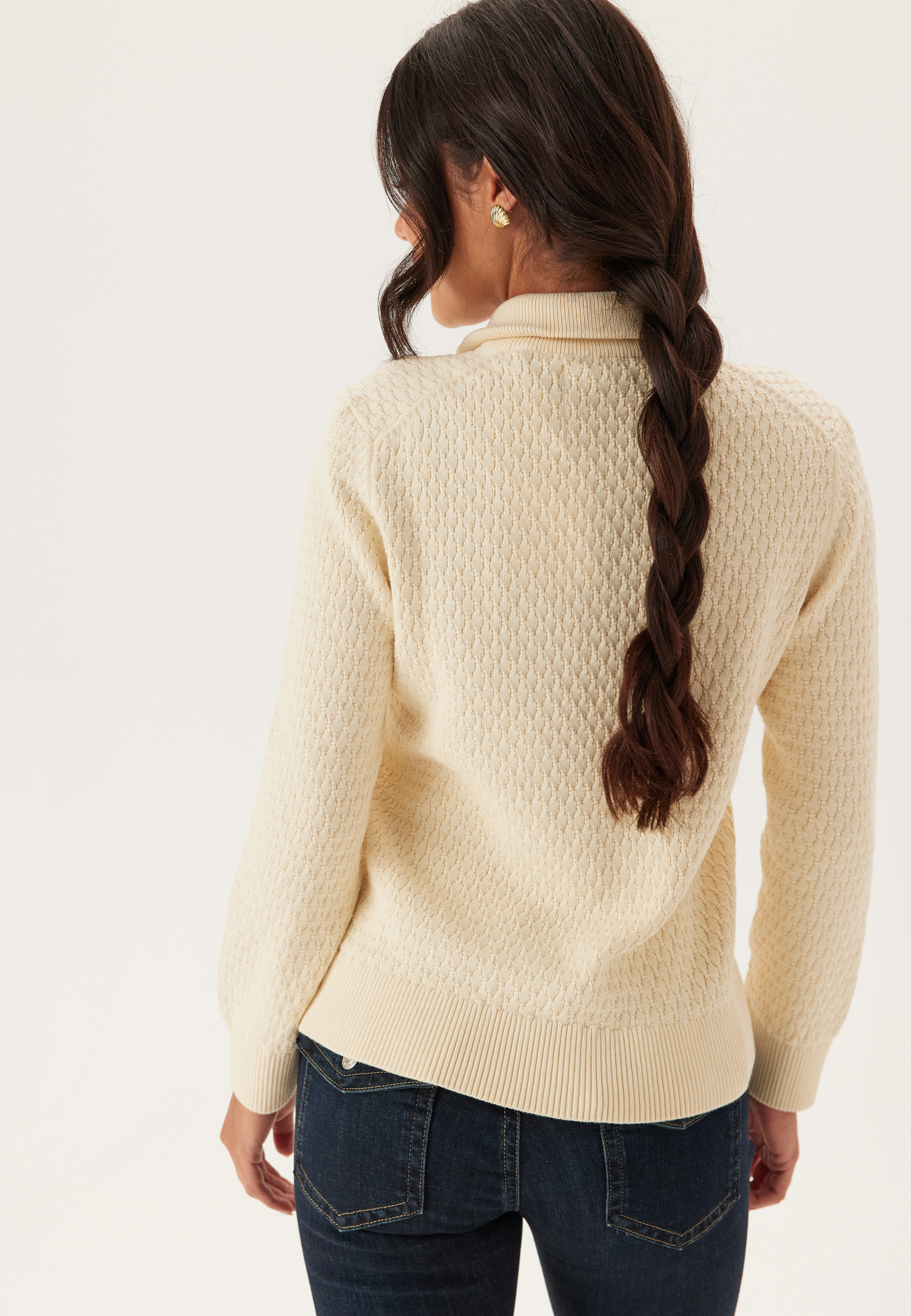 Cotton Textured Half-zip 2
