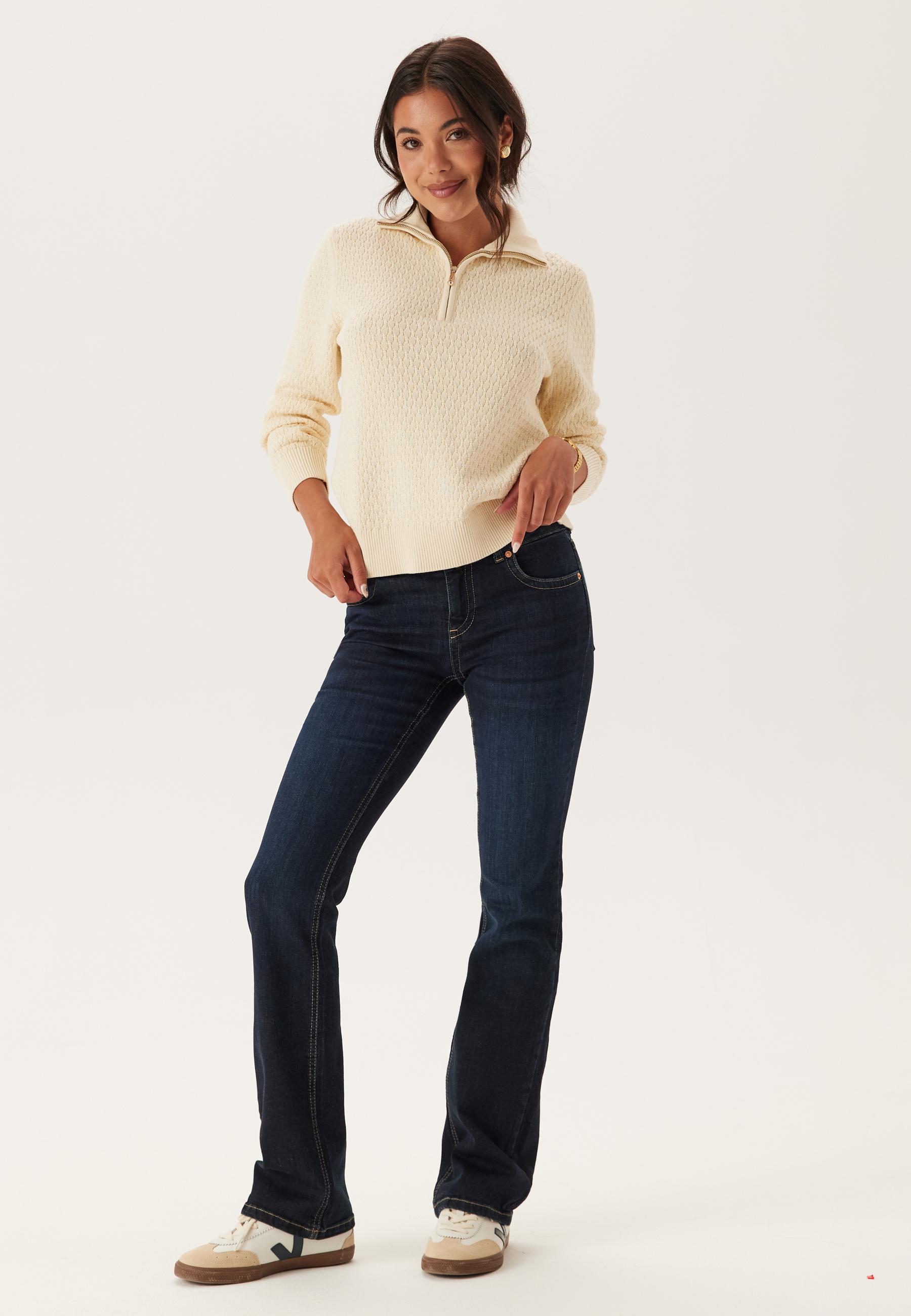 Cotton Textured Half-zip 3