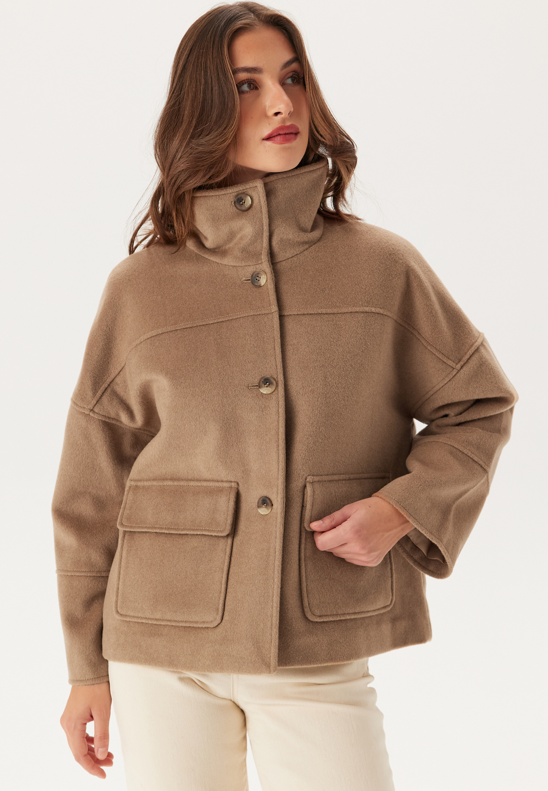 Cropped Wool Jacket