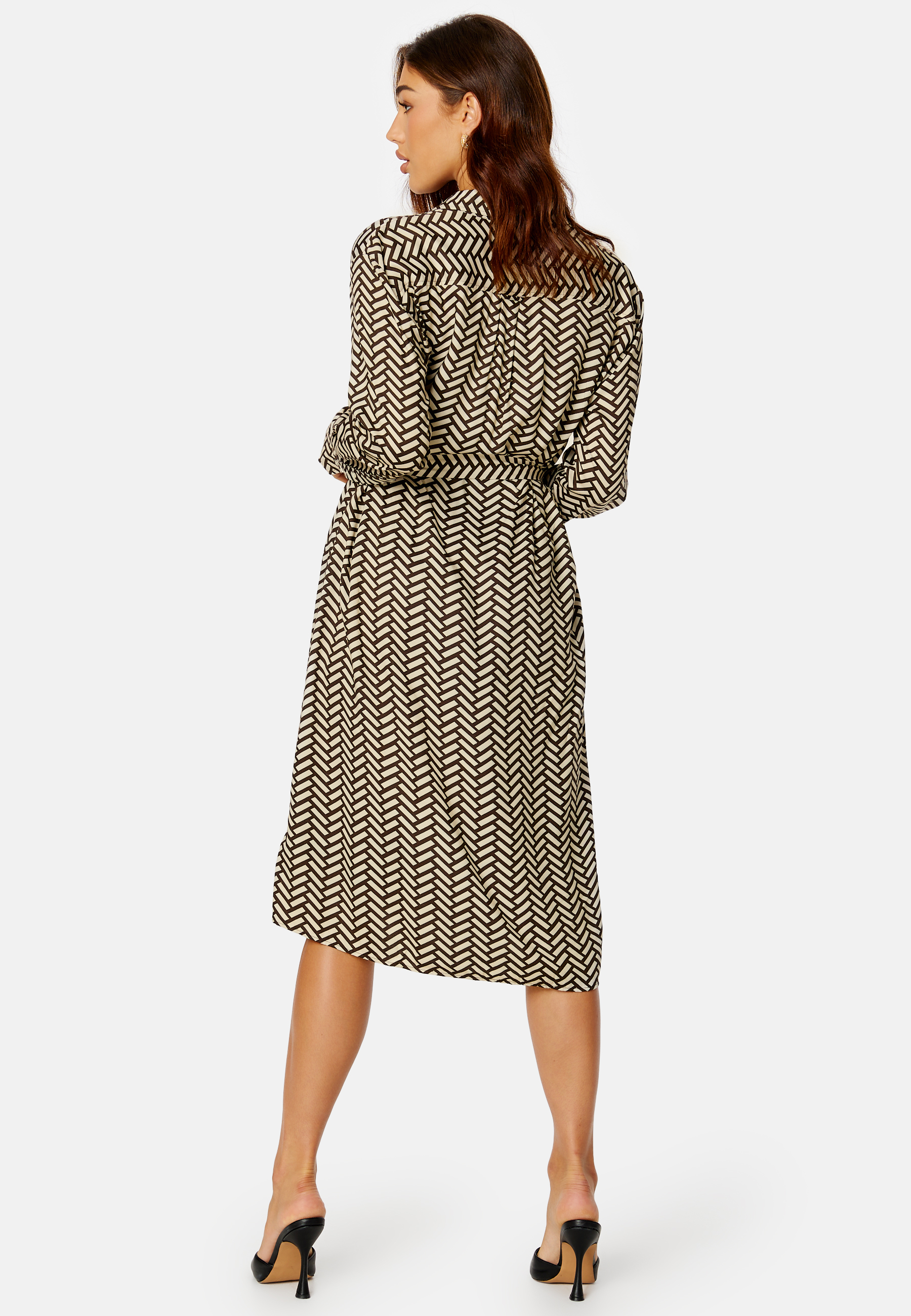 Geometric Shirt Dress 2