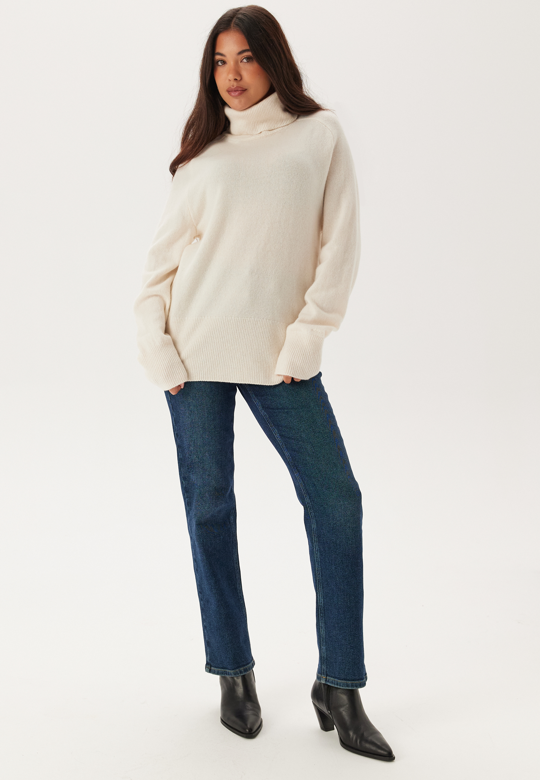 Herringbone Detail Rollneck 2