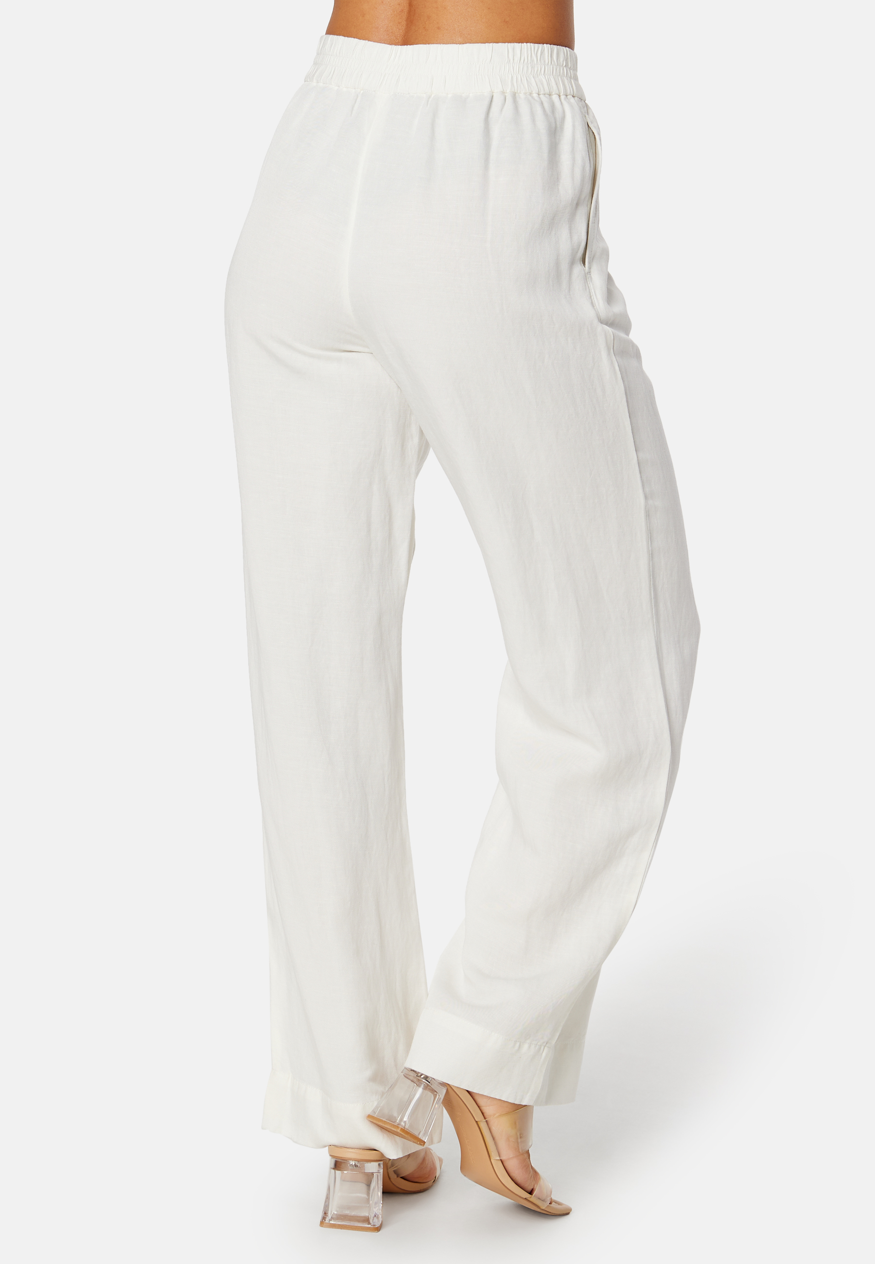 Linen Viscose Pull-On Pants 2