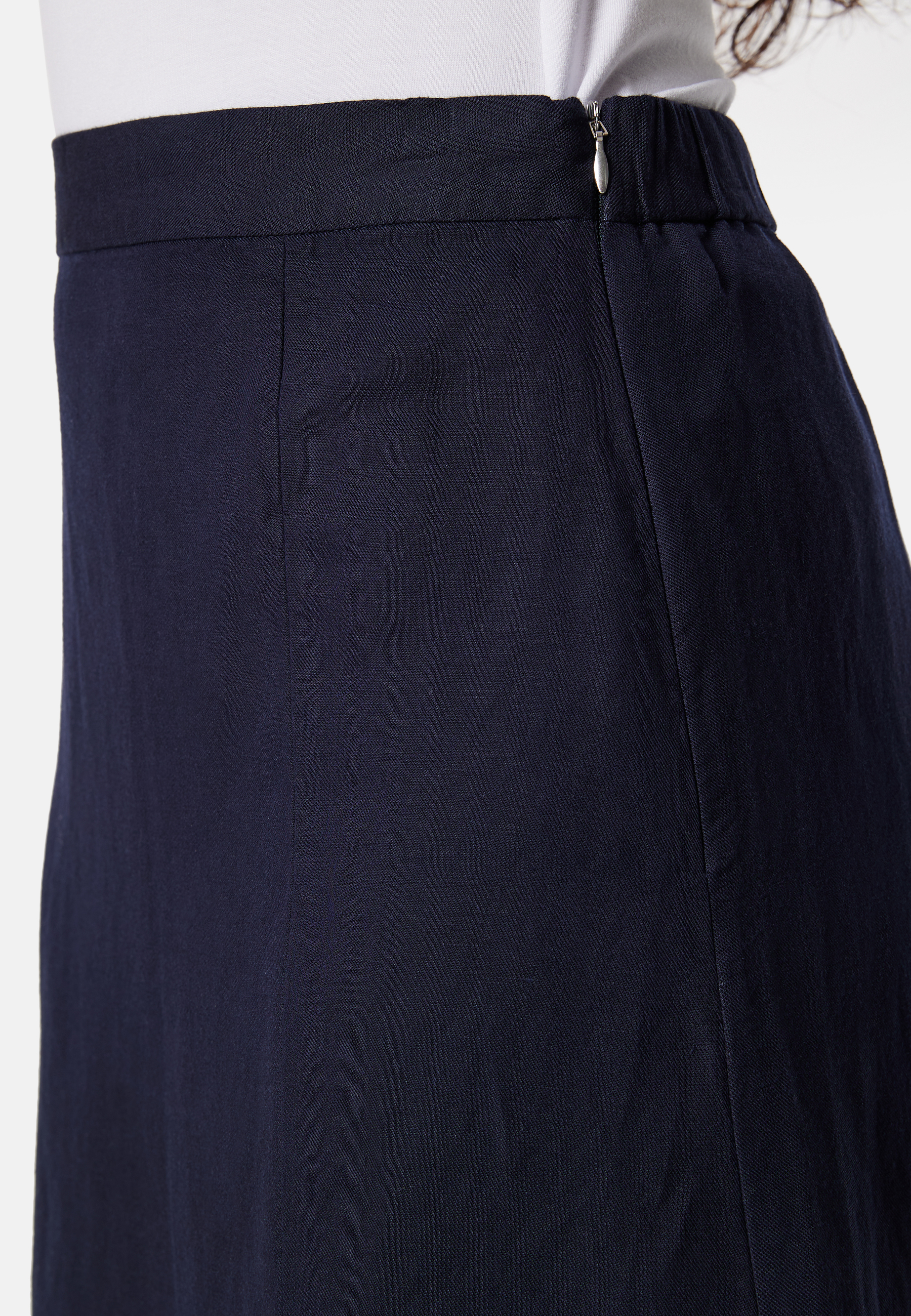 Midi Linen Blend Skirt 3
