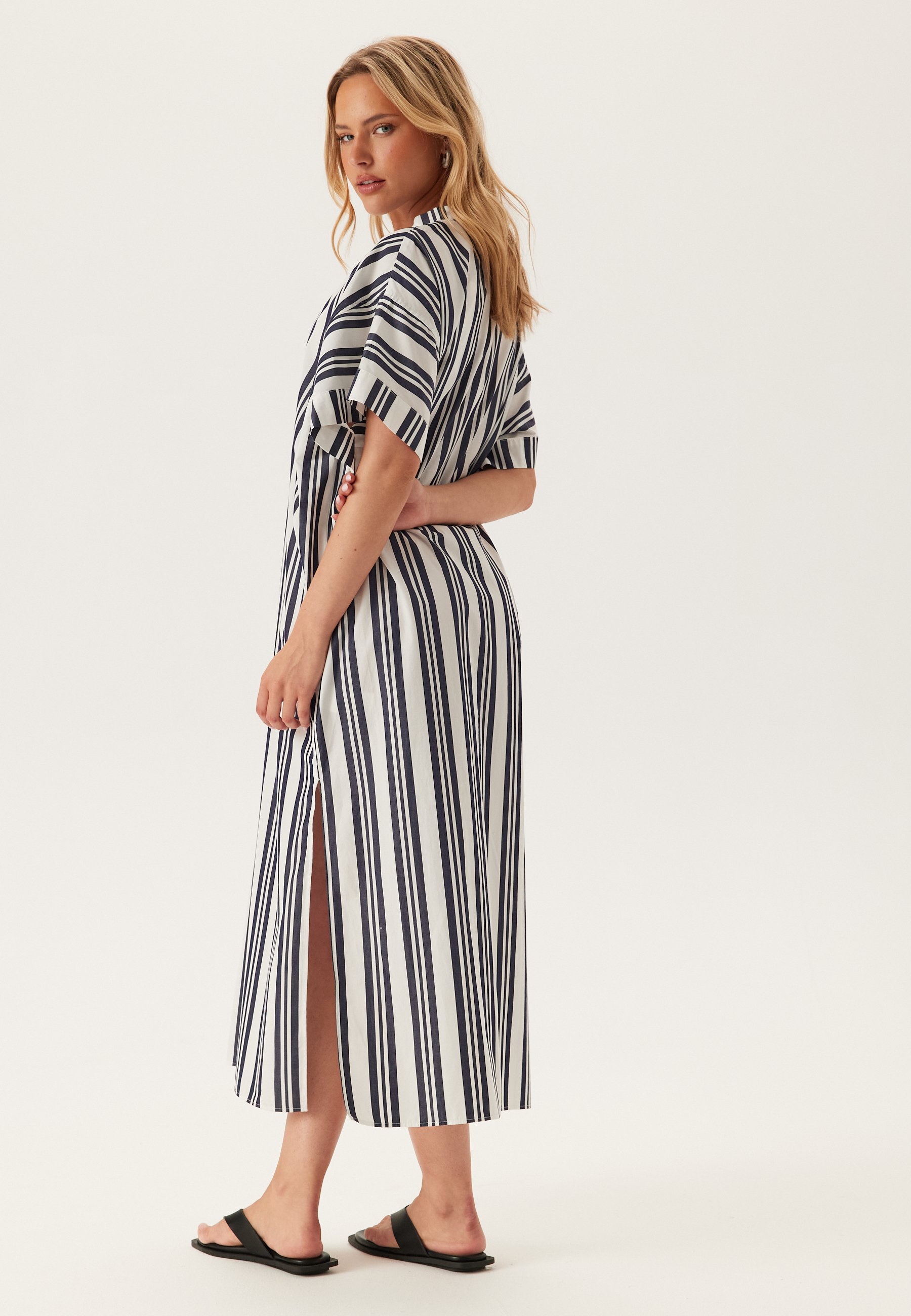 Os Striped Caftan Dress 3