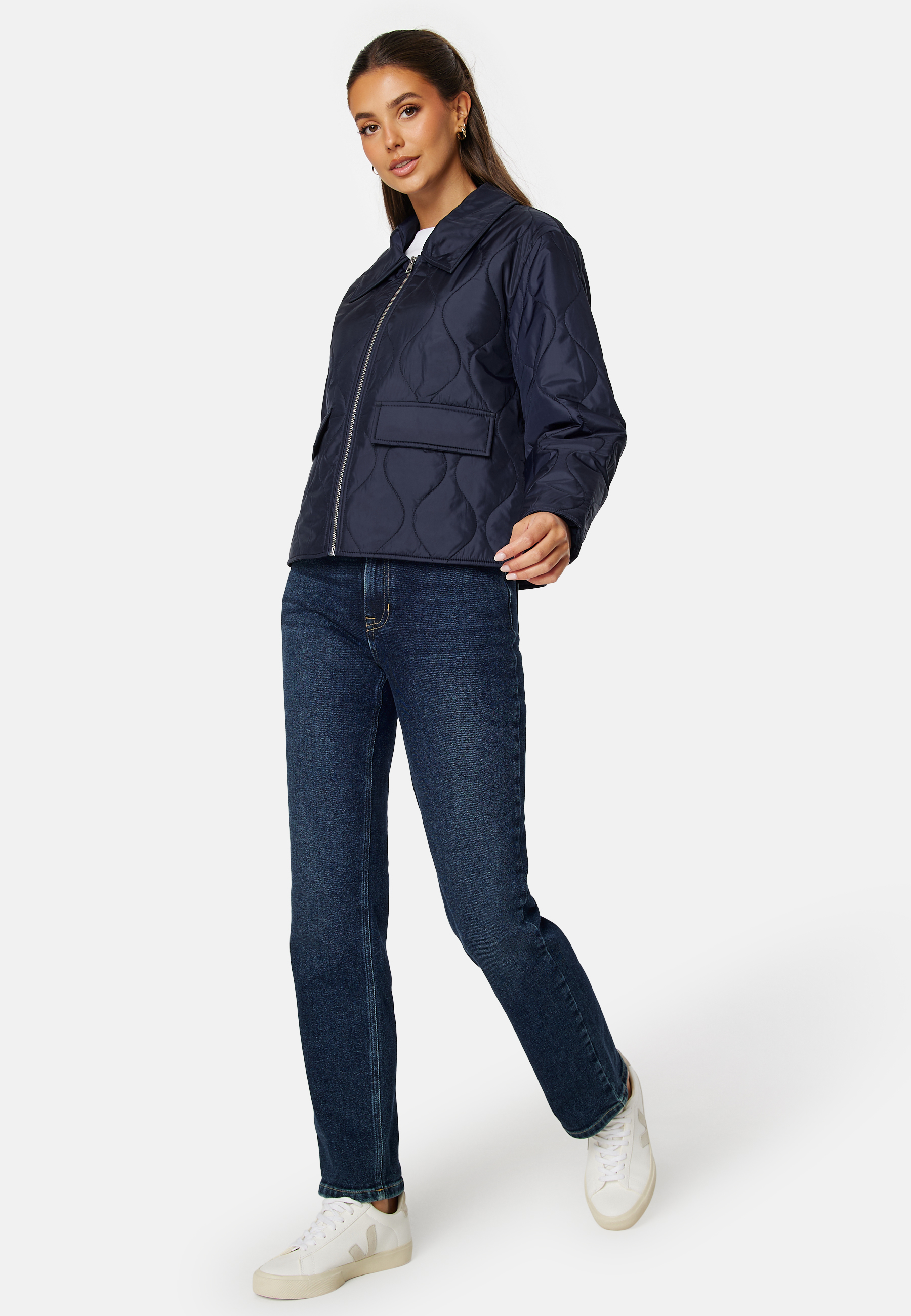 Quilted Collored Jacket 5