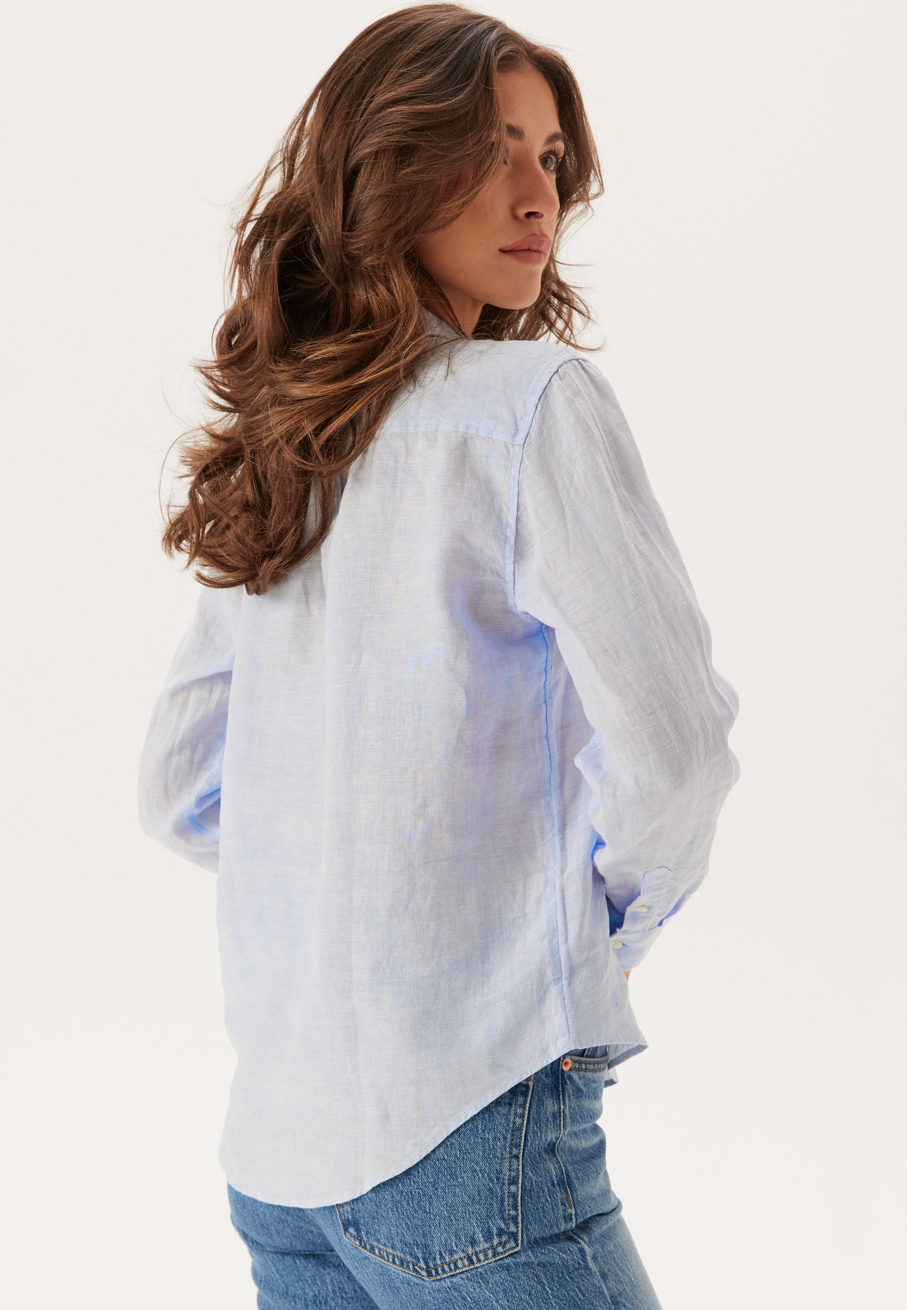 Alternativ bild 1 för Reg linen shirt
