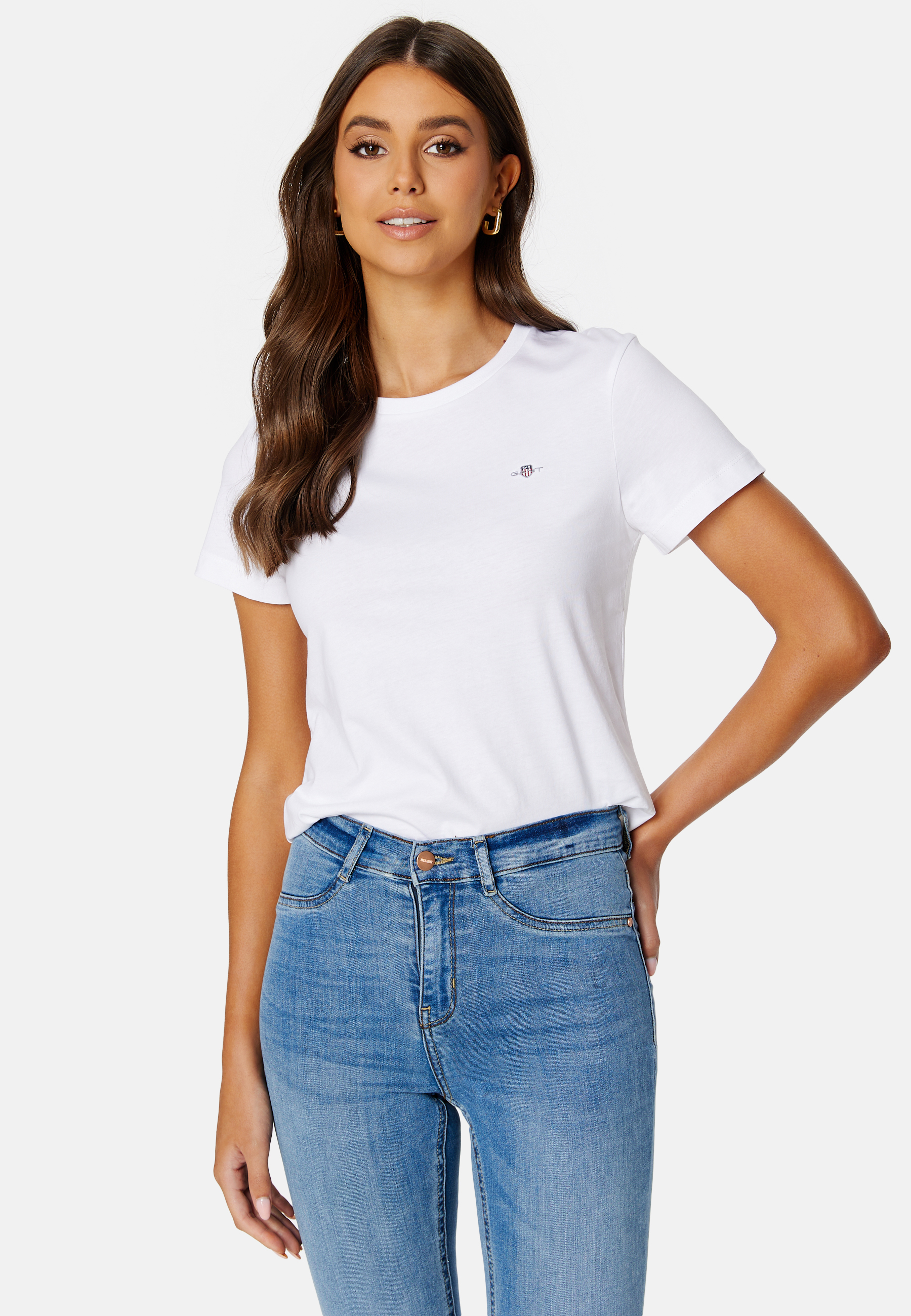 Reg Shield SS T-Shirt - White M