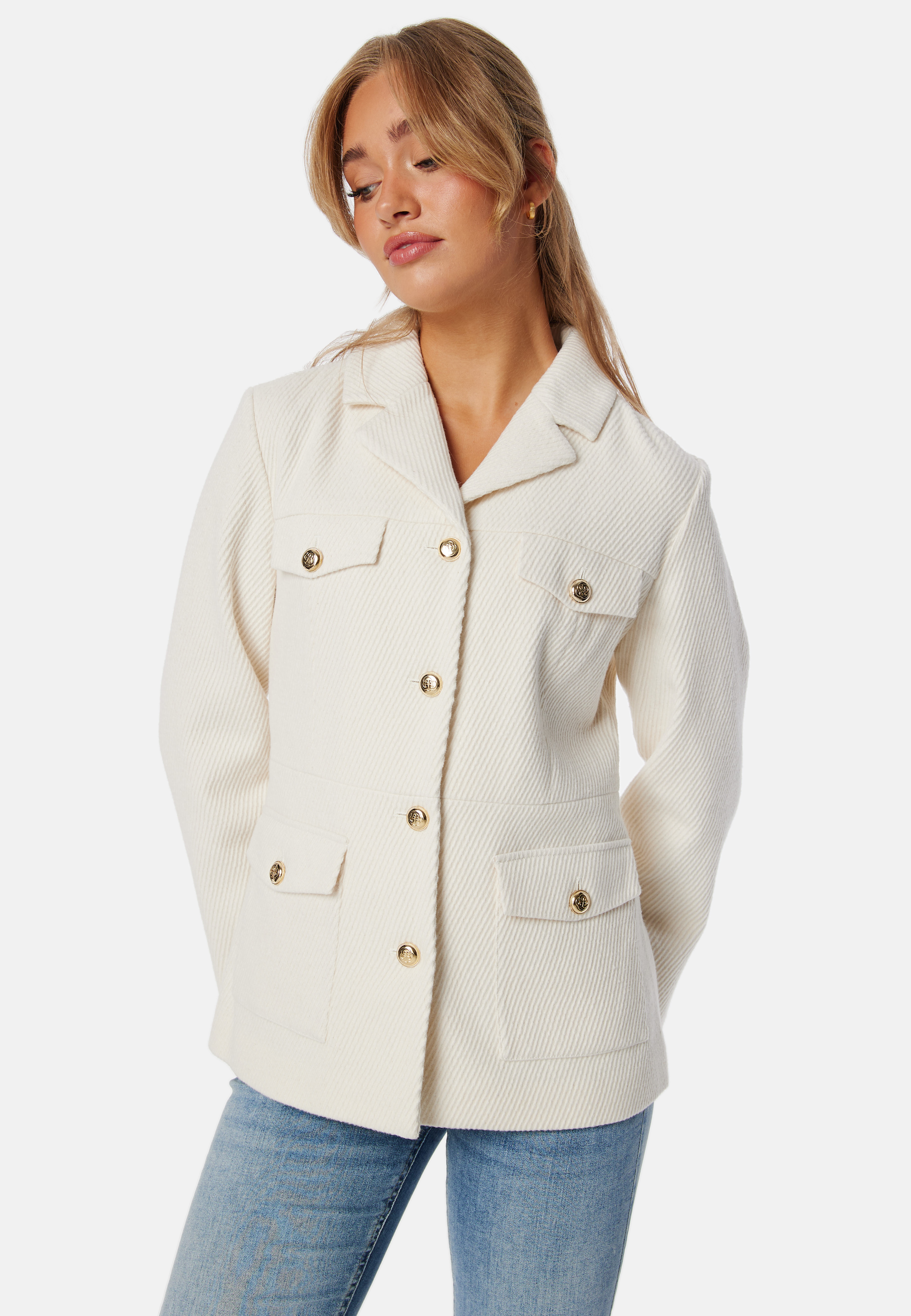 Slim Texture Blazer Jacket 3