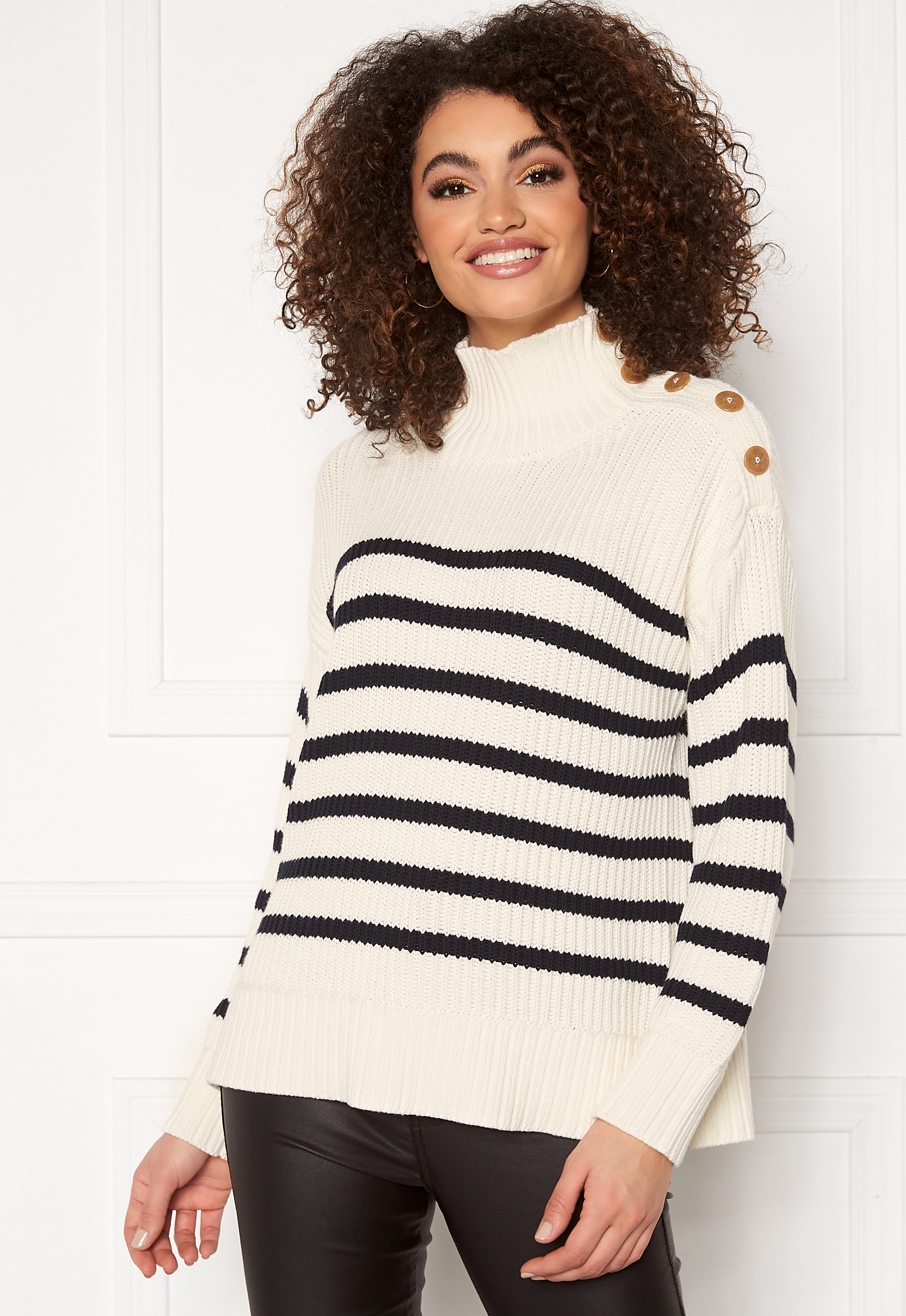 Striped Turtleneck
