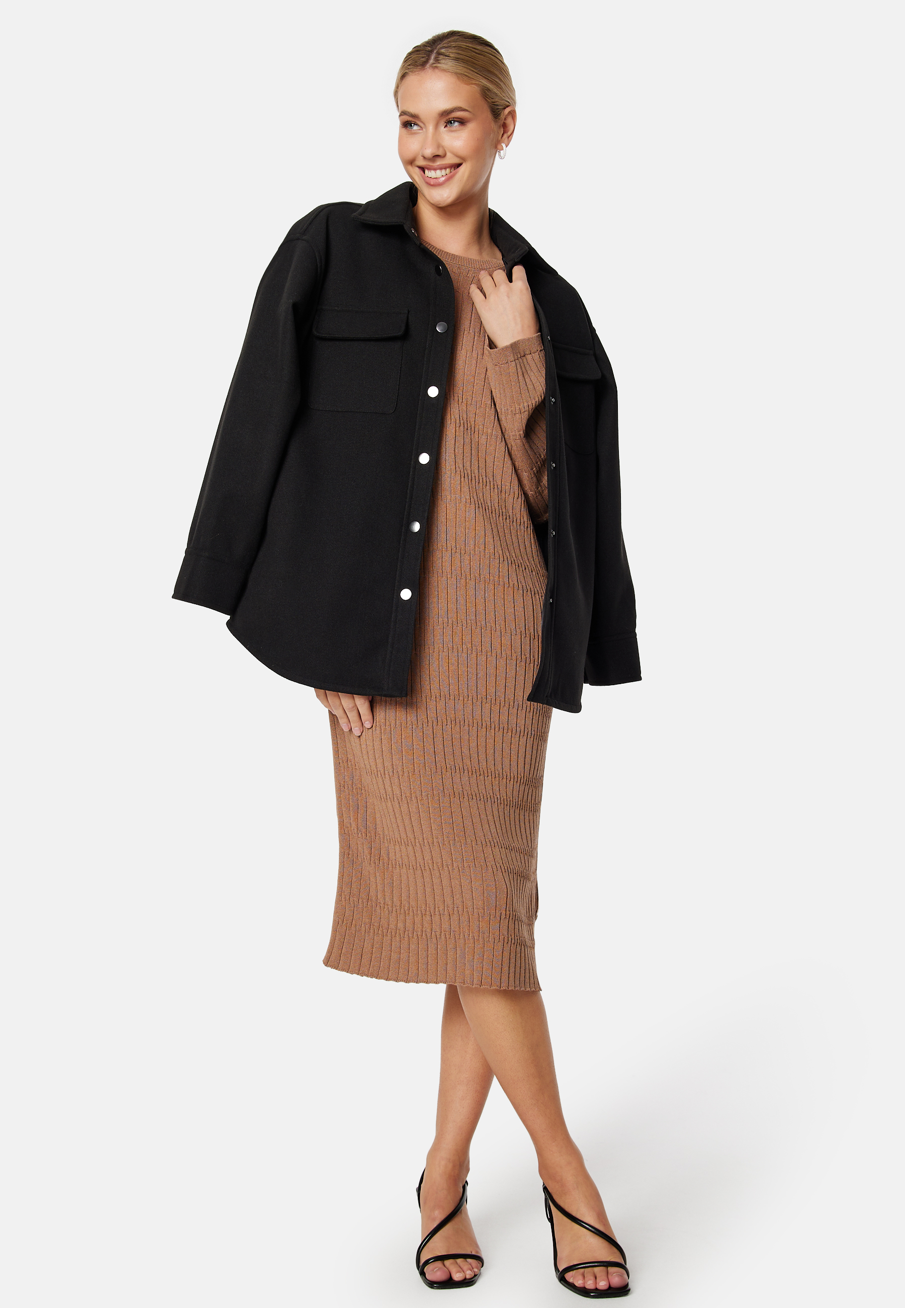 Textured Knit Dress 2