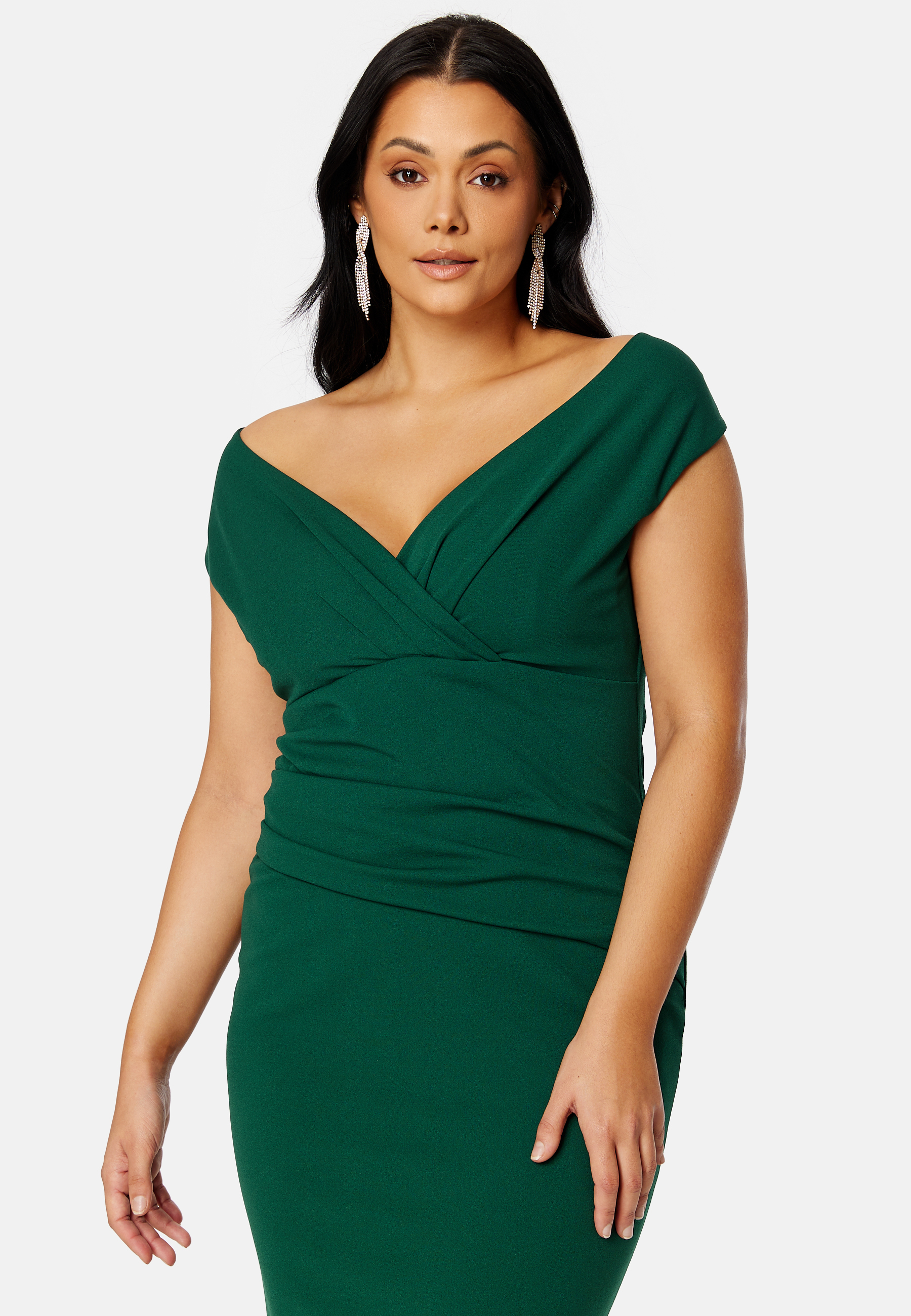 Bardot Pleat Maxi Dress 2