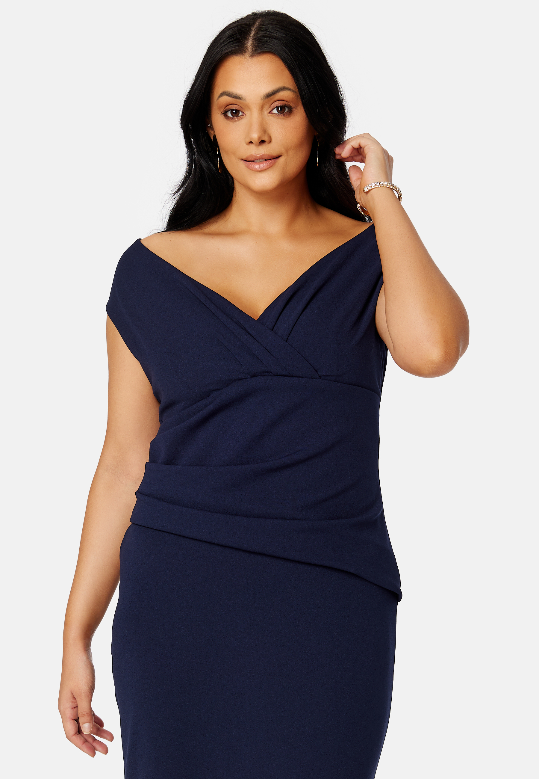Bardot Pleat Maxi Dress 2