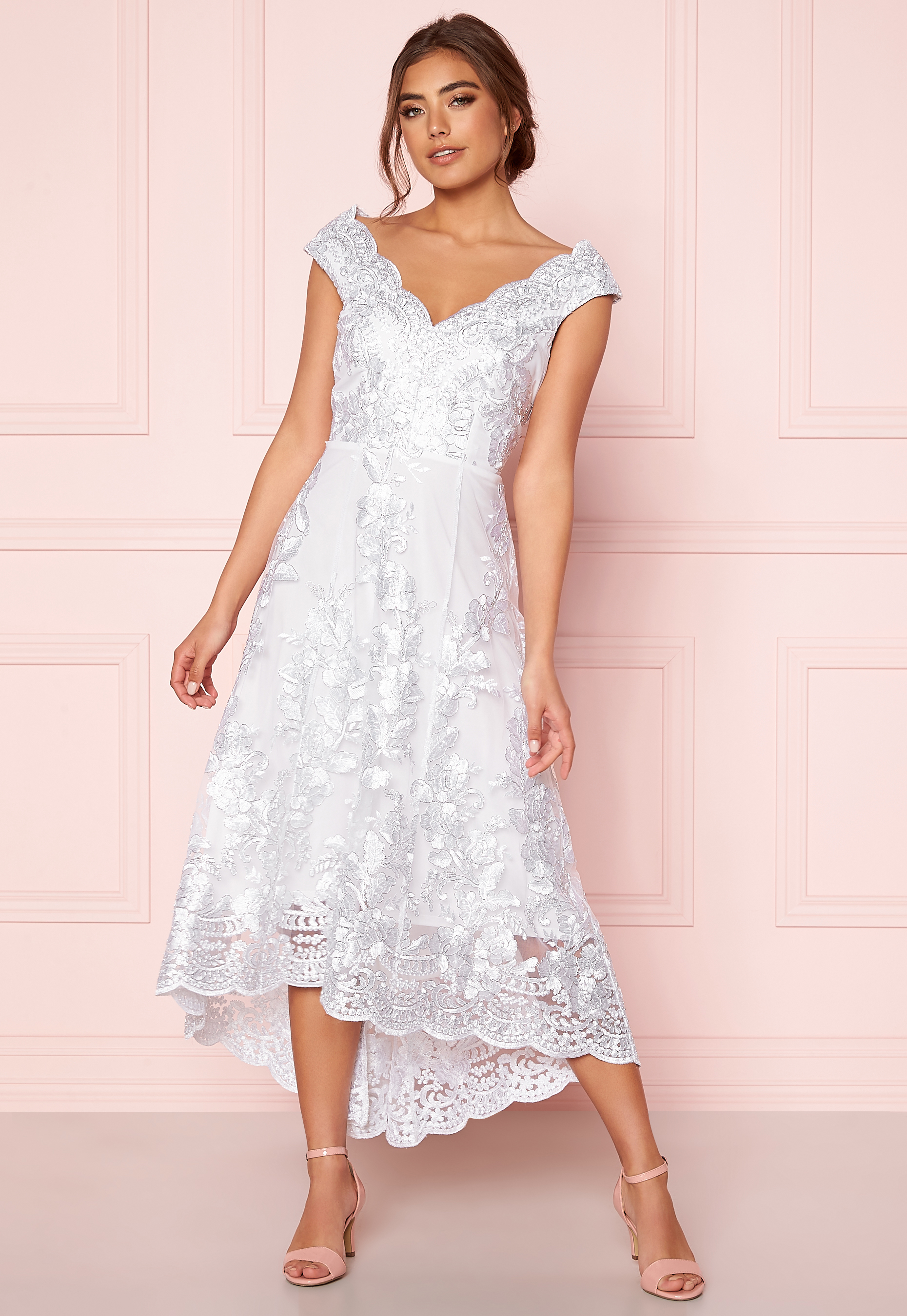 Embroidered Lace Dress