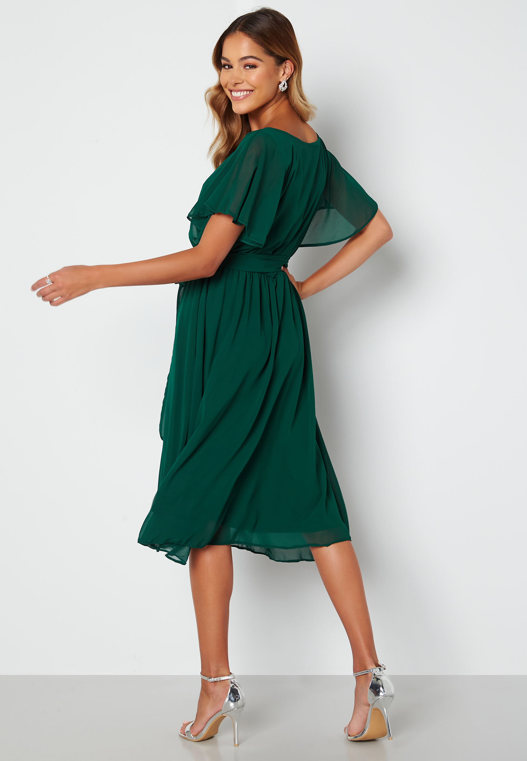 Flutter Chiffon Midi Dress 2