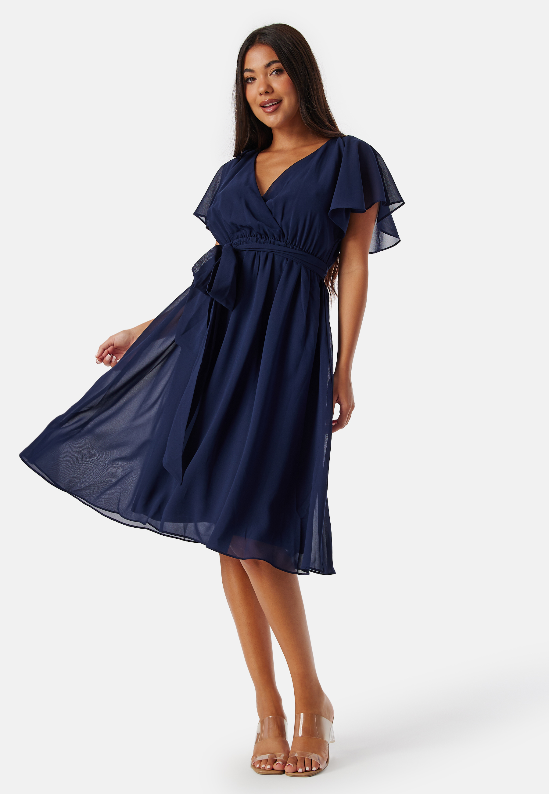 Flutter Chiffon Midi Dress 2