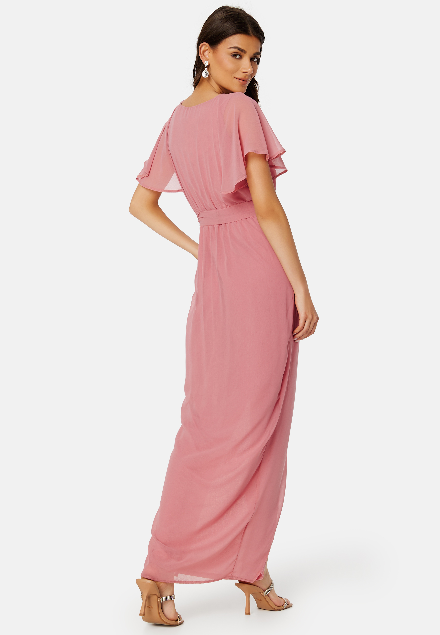 Flutter Chiffon Wrap Maxi Dress 2