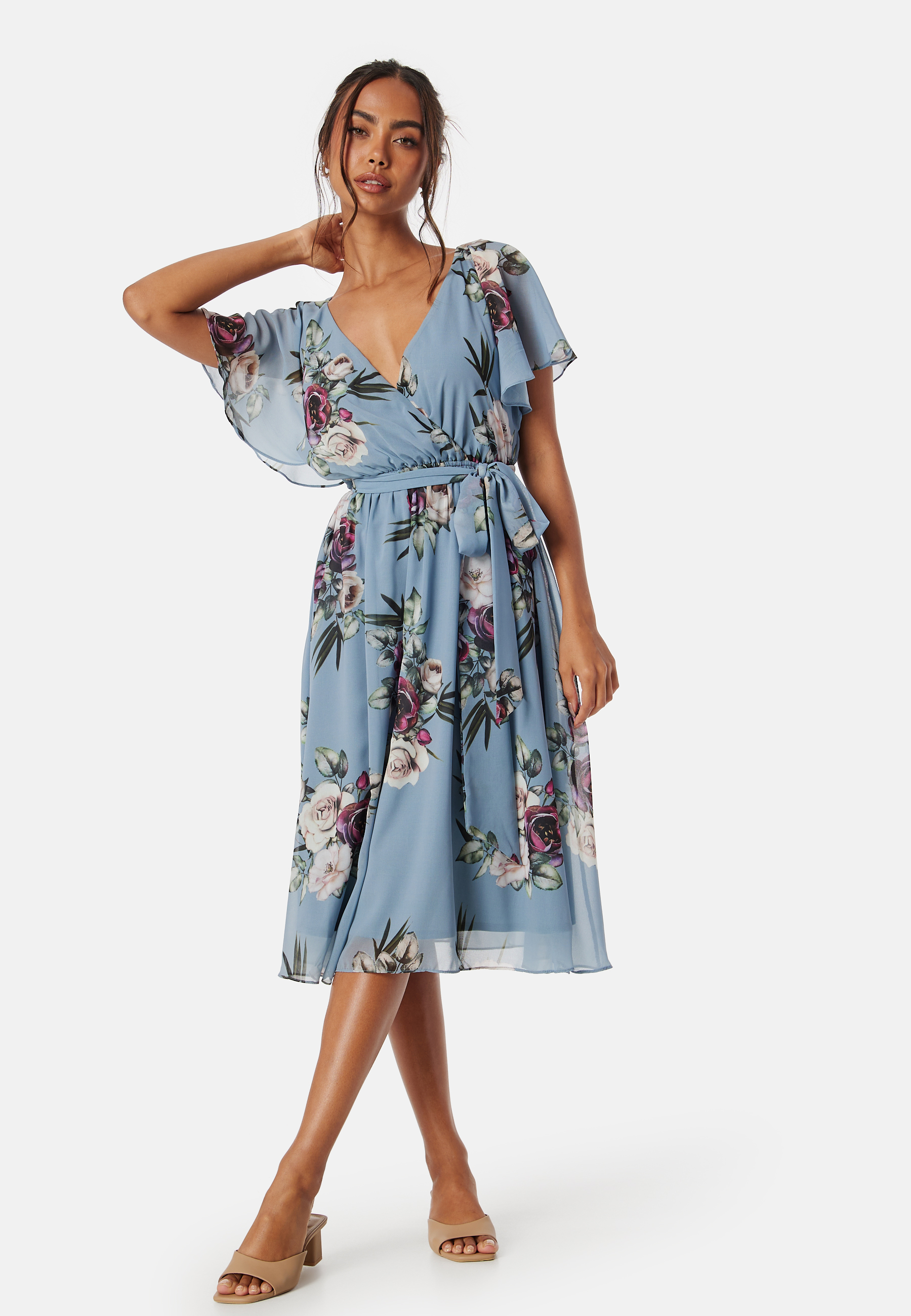 Flutter Floral Midi Dress 2