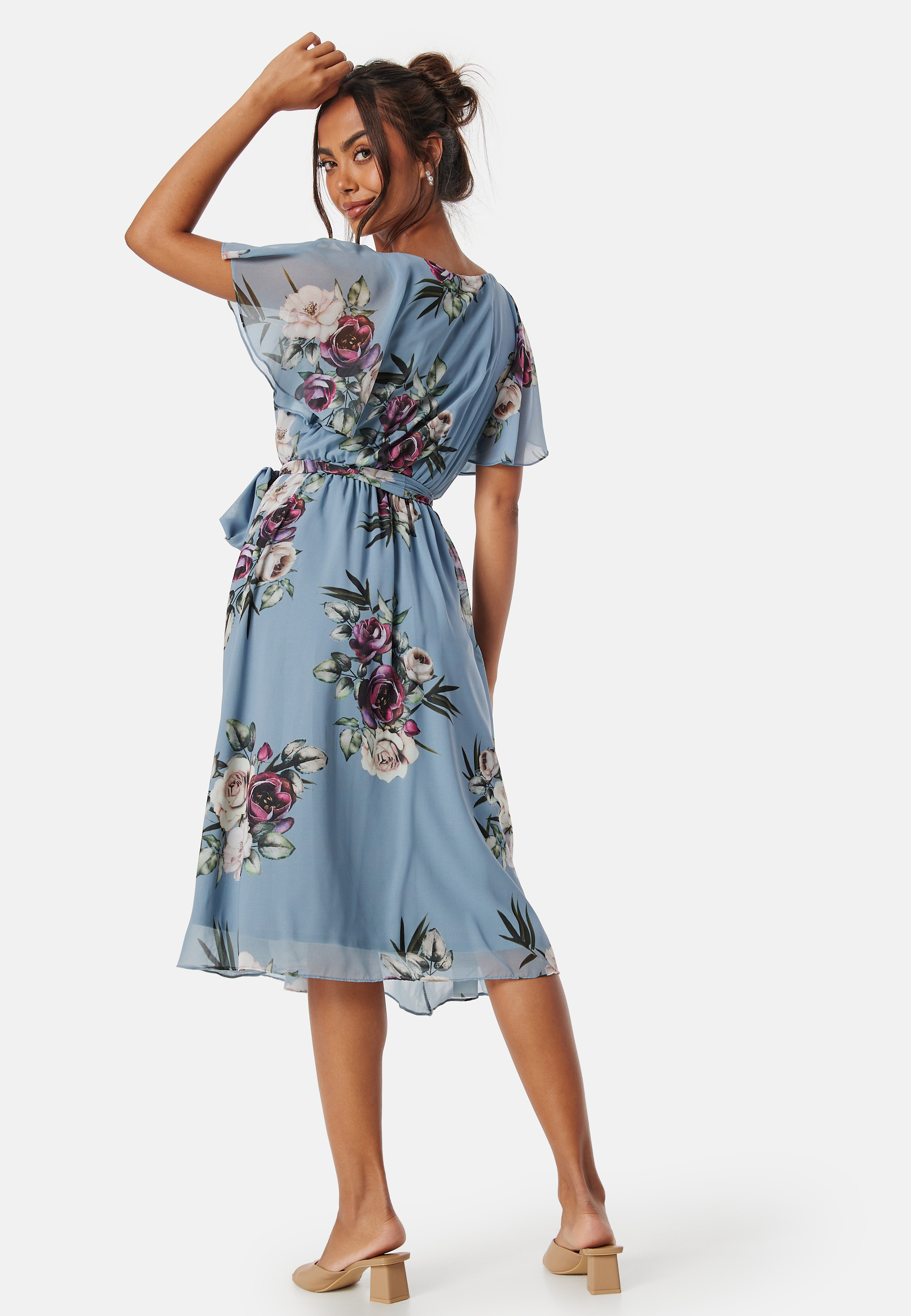 Flutter Floral Midi Dress 3