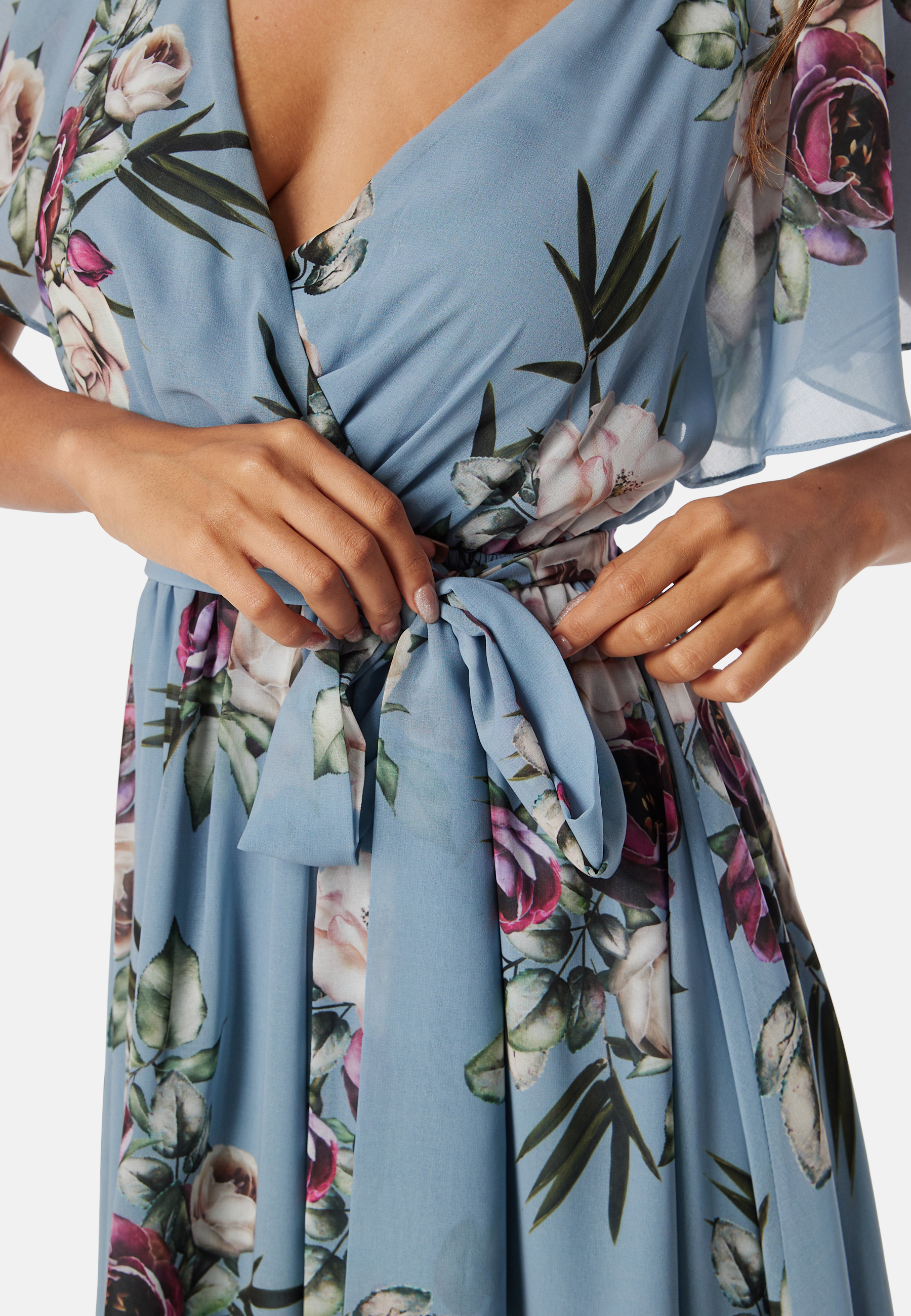 Flutter Floral Midi Dress 4