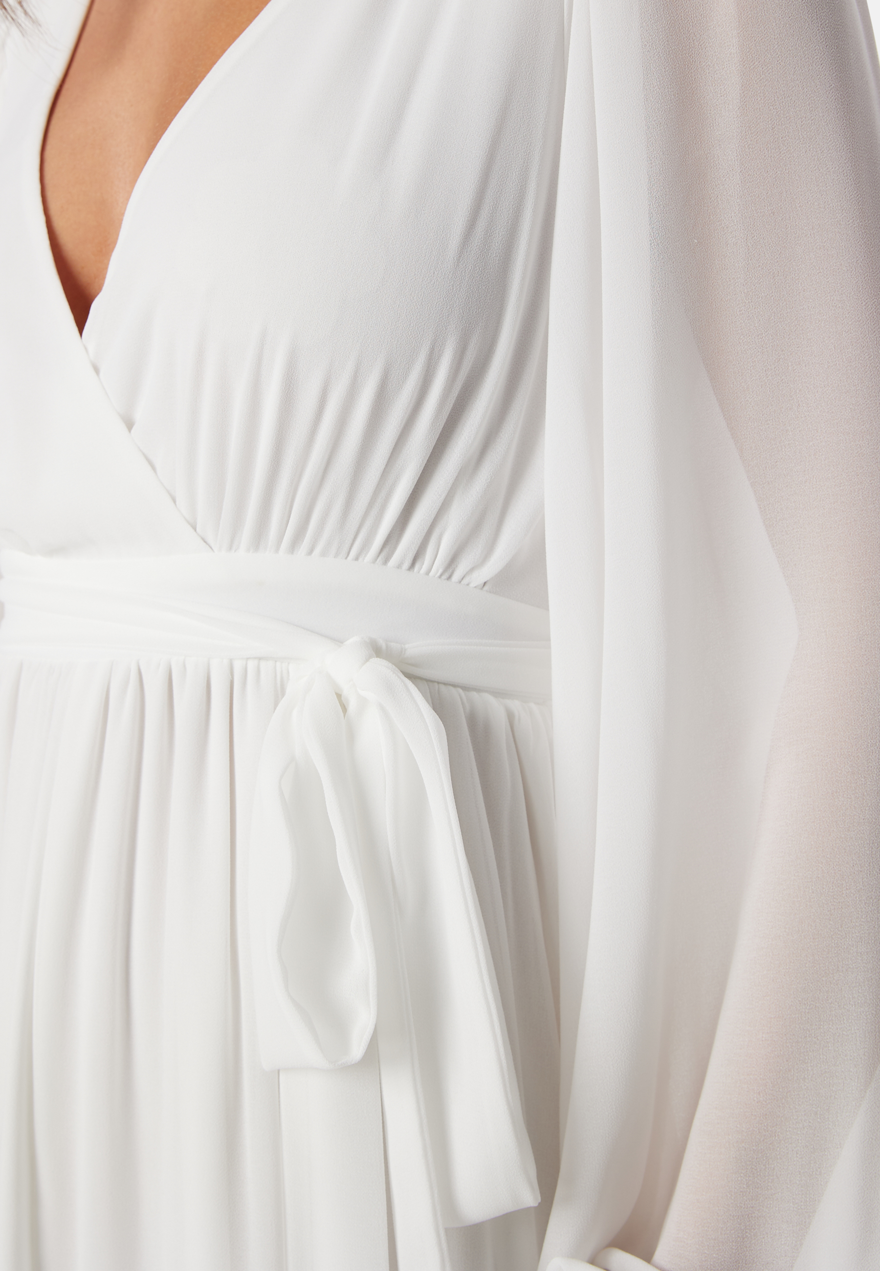 Long Sleeve Chiffon Maxi Dress 2