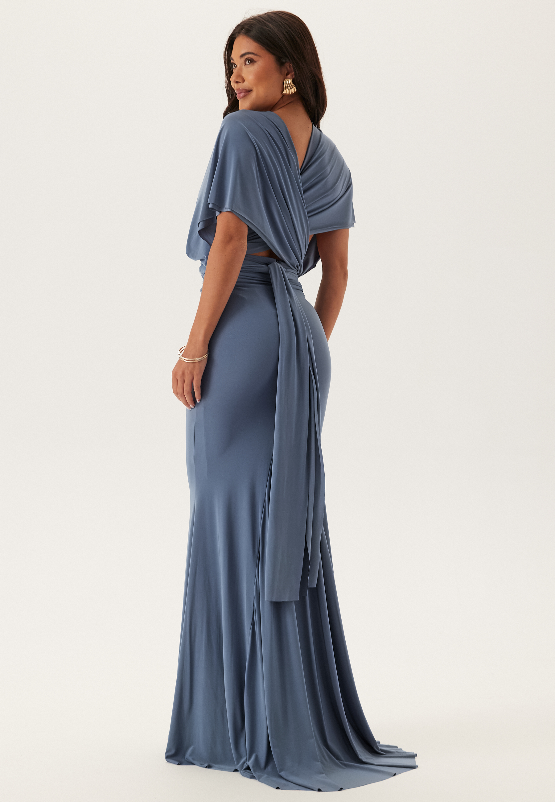 Multi Tie Fishtail Maxi Dress 3