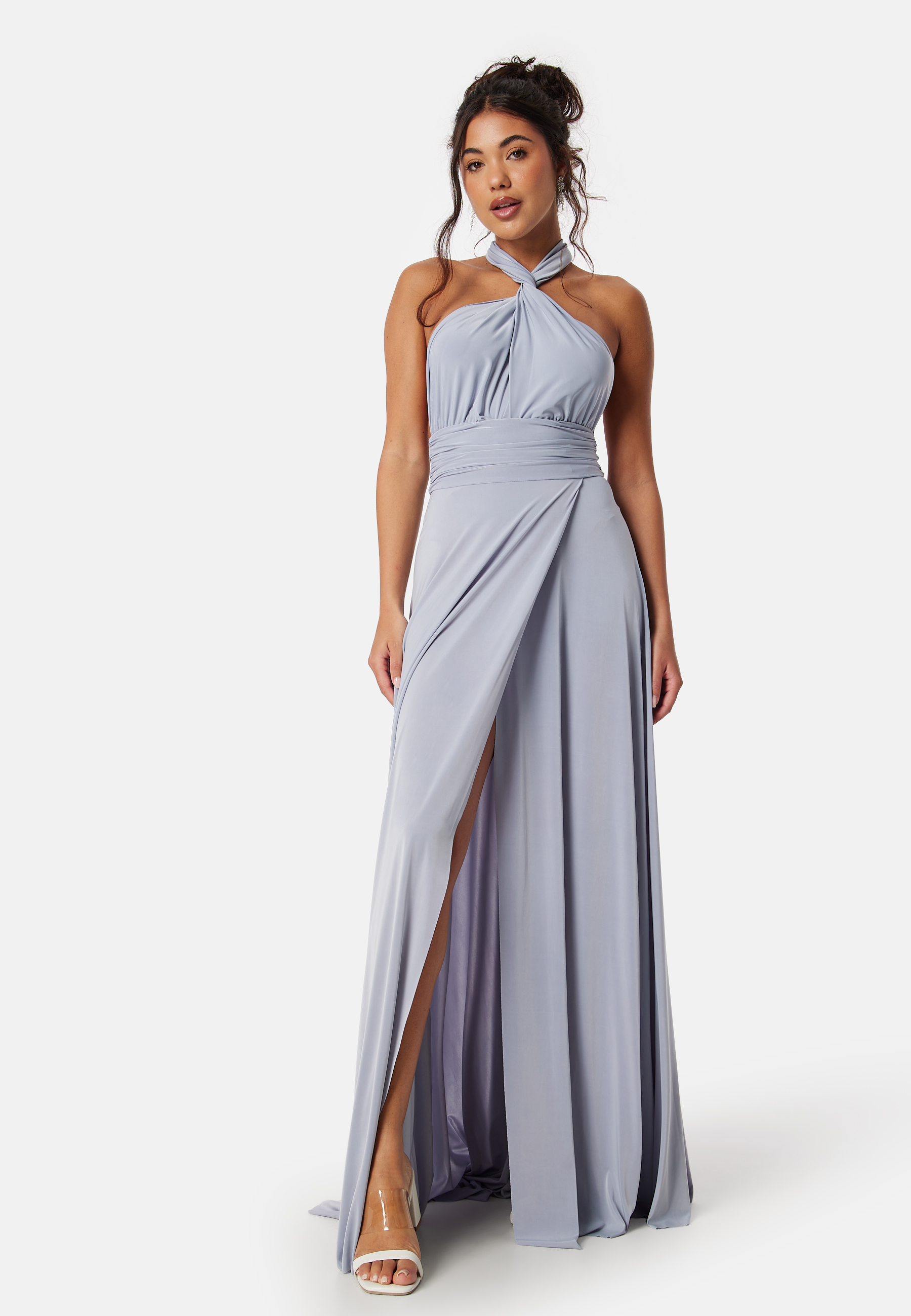 Multi Tie Maxi Dress Split 4