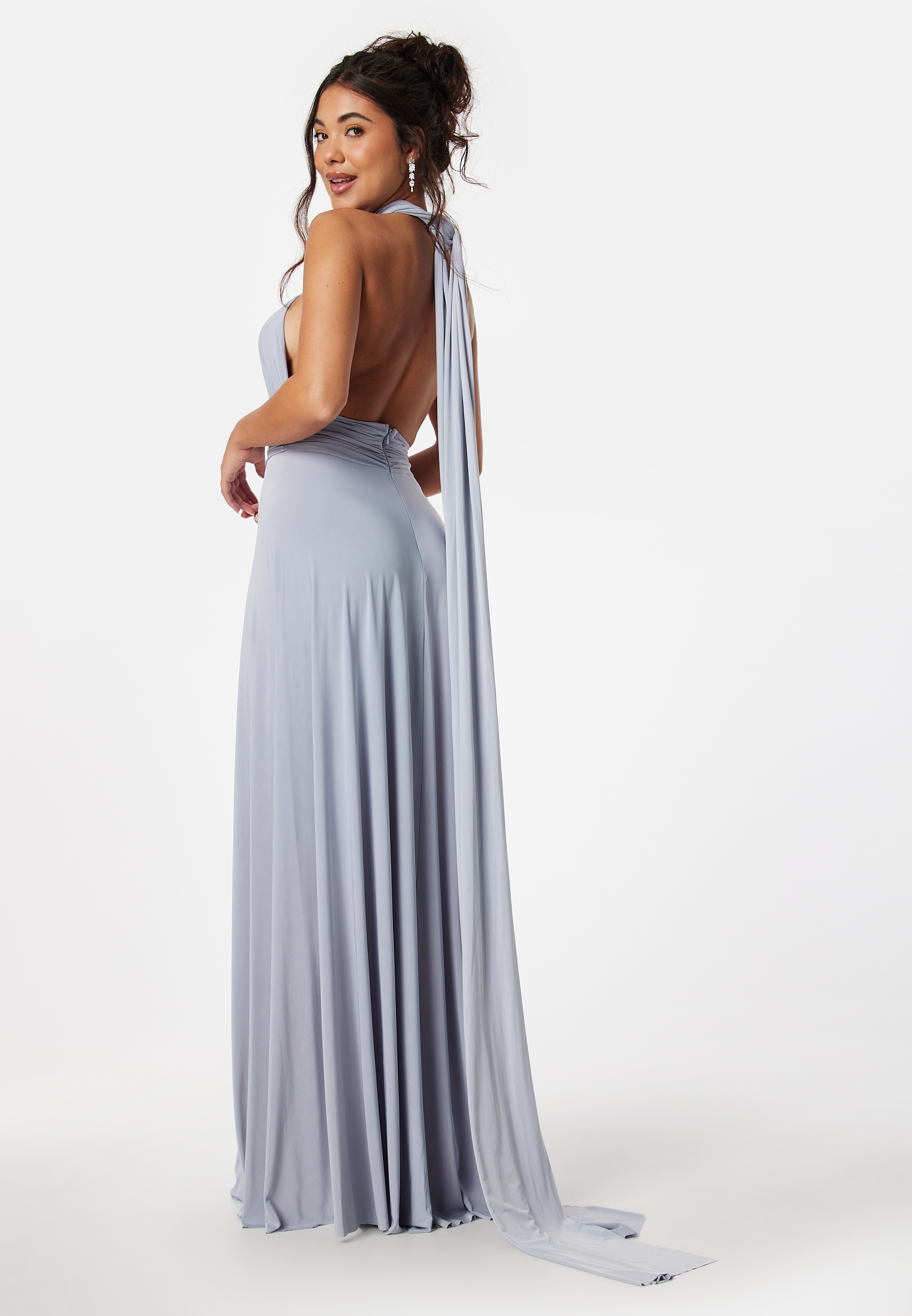 Multi Tie Maxi Dress Split 5