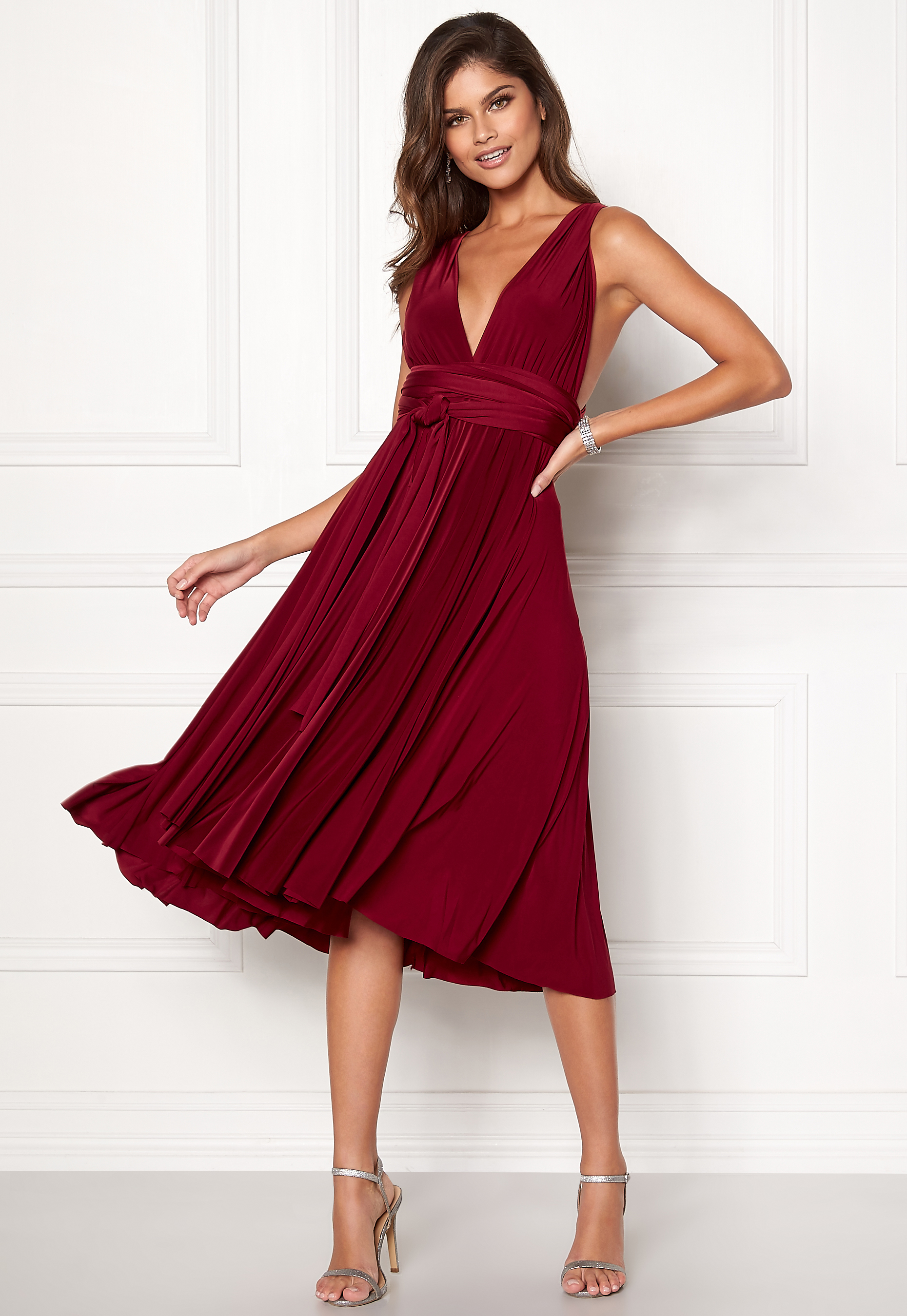 Multi Tie Midi Dress 3