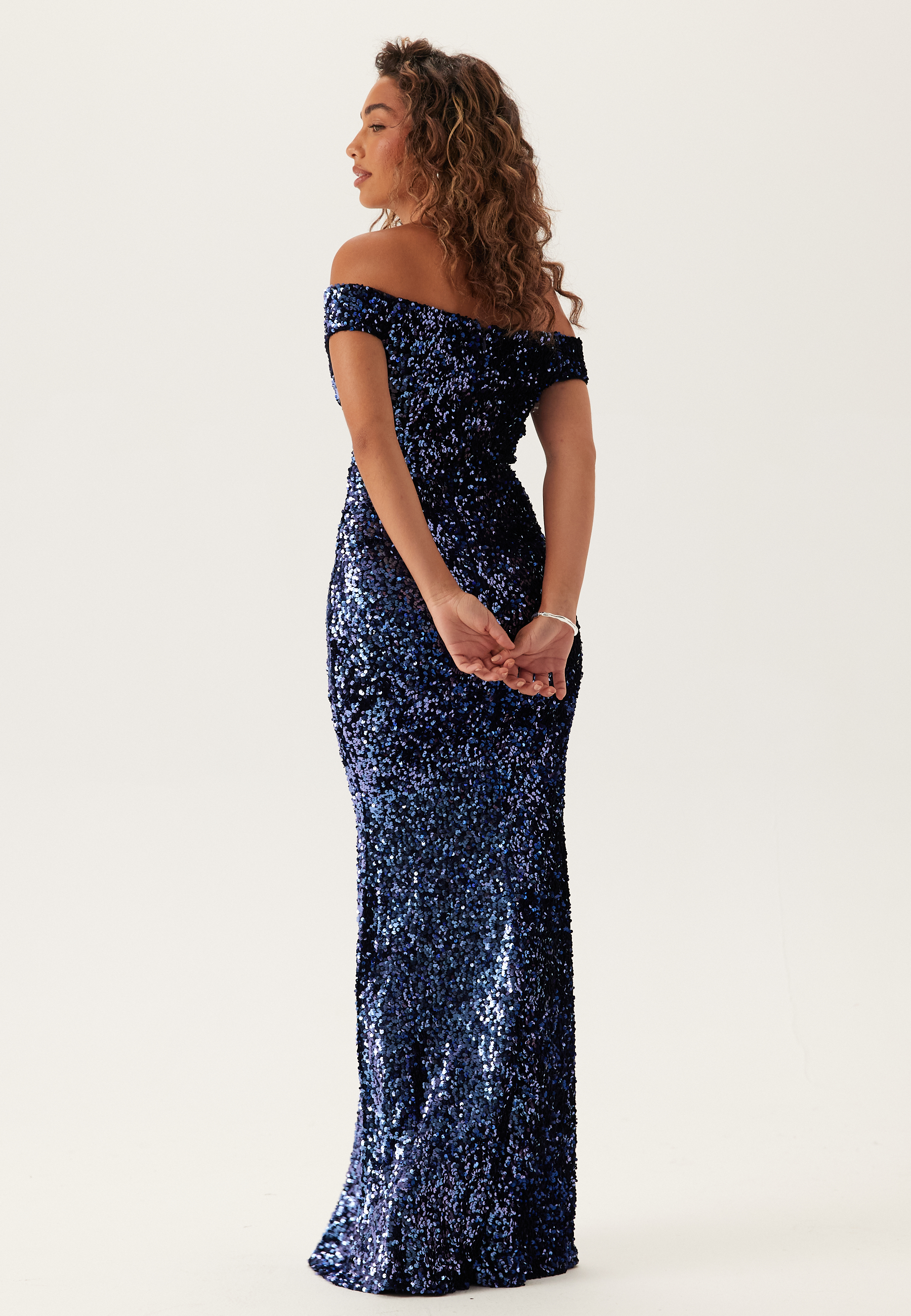 Sequin Velvet Sweetheart Maxi Dress 3