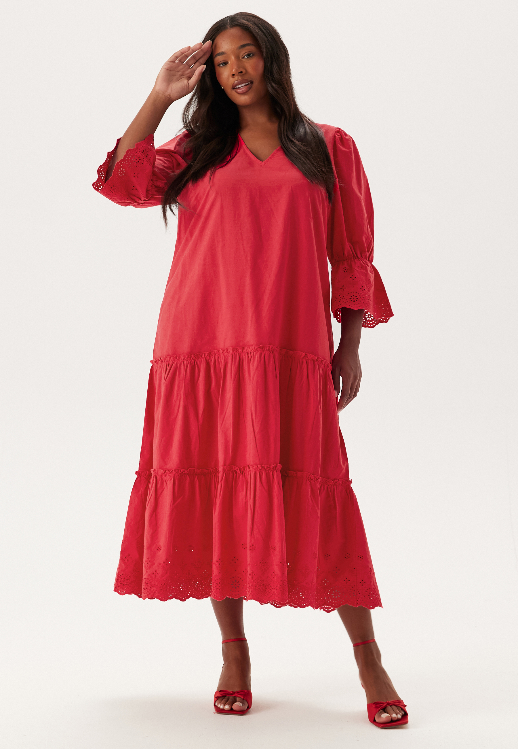 Broderie Anglaise Long Dress 3