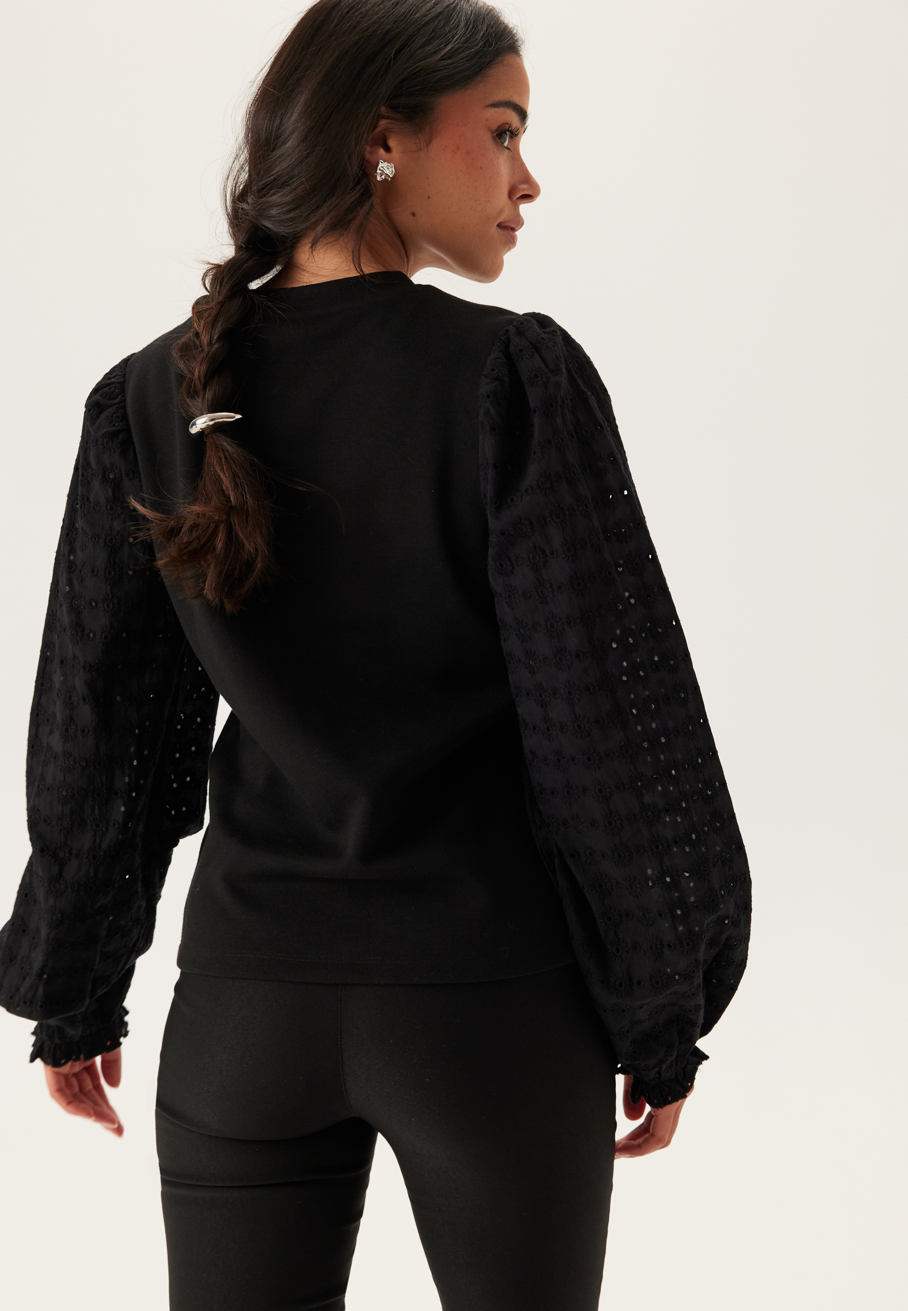 Broderie Anglaise Sleeve Top 2