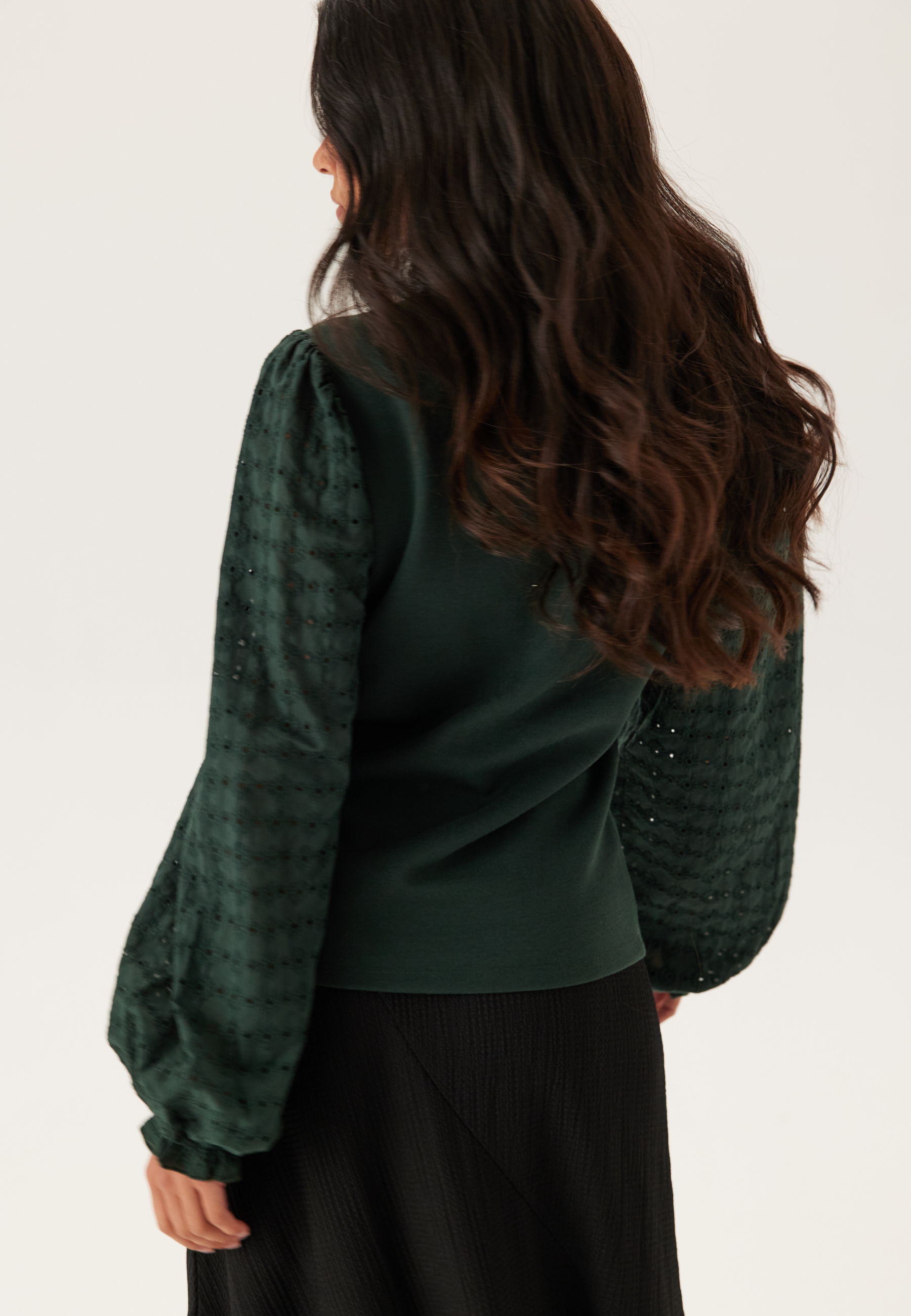 Broderie Anglaise Sleeve Top 2