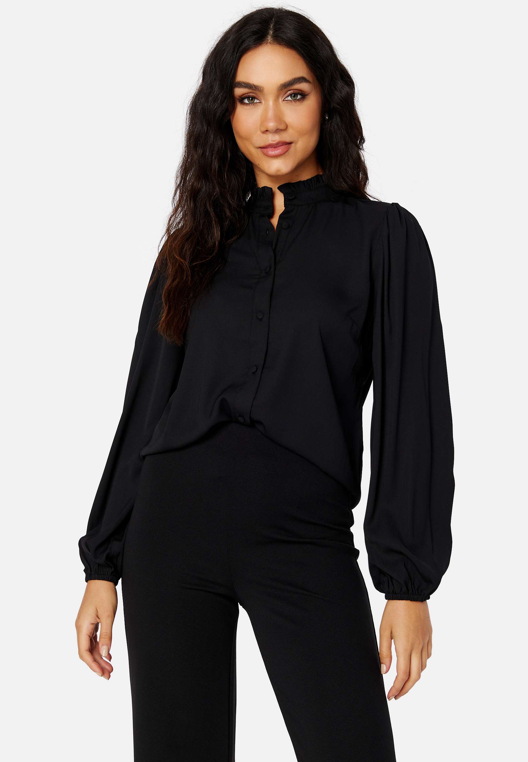 Celine frill collar blouse