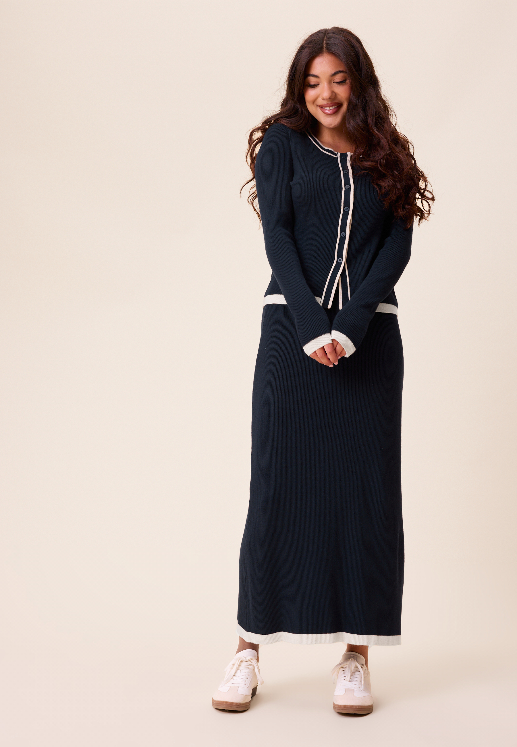 Contrast Knitted Cardigan 3