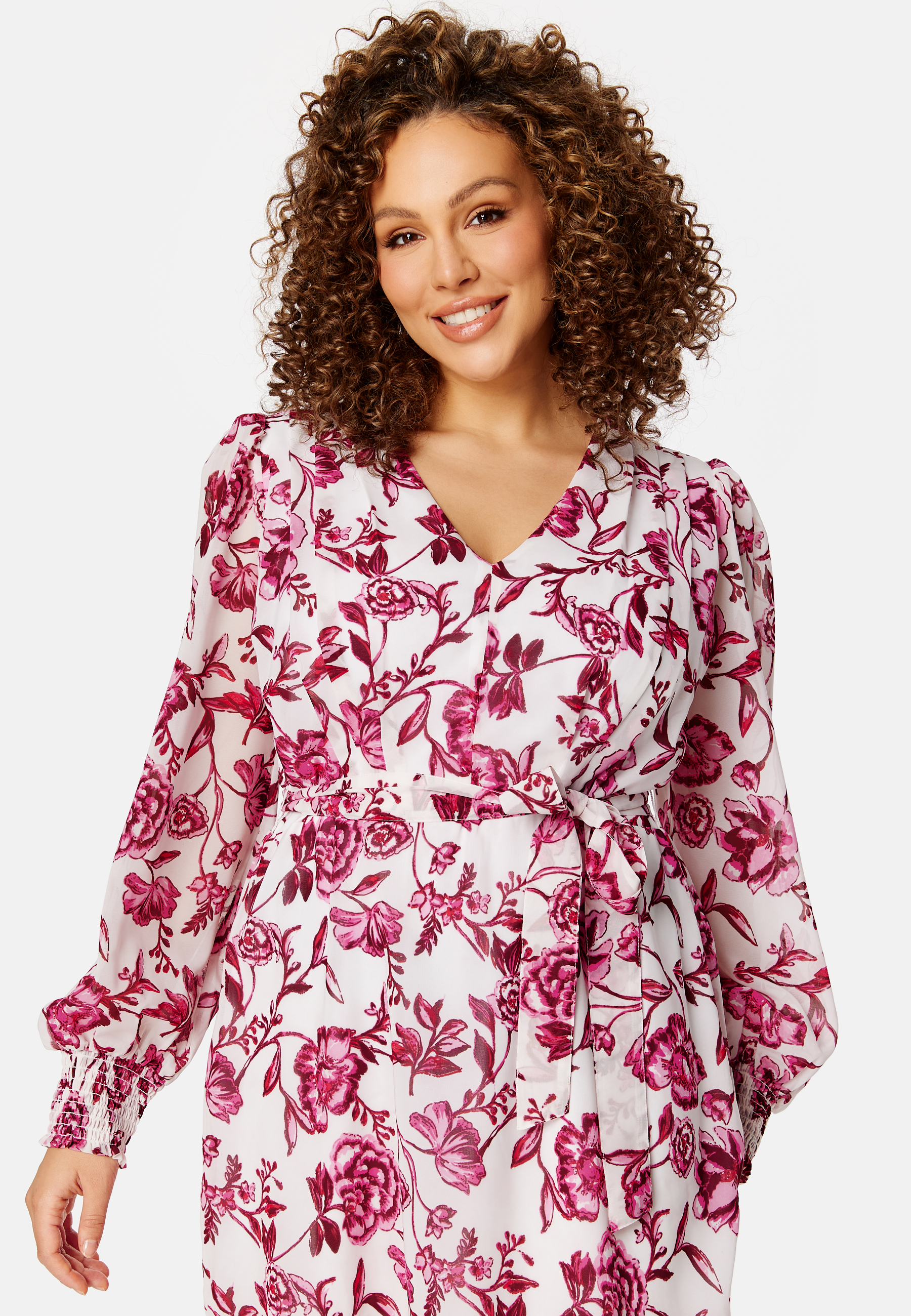 Danessa midi Puff Sleeve Dress 3