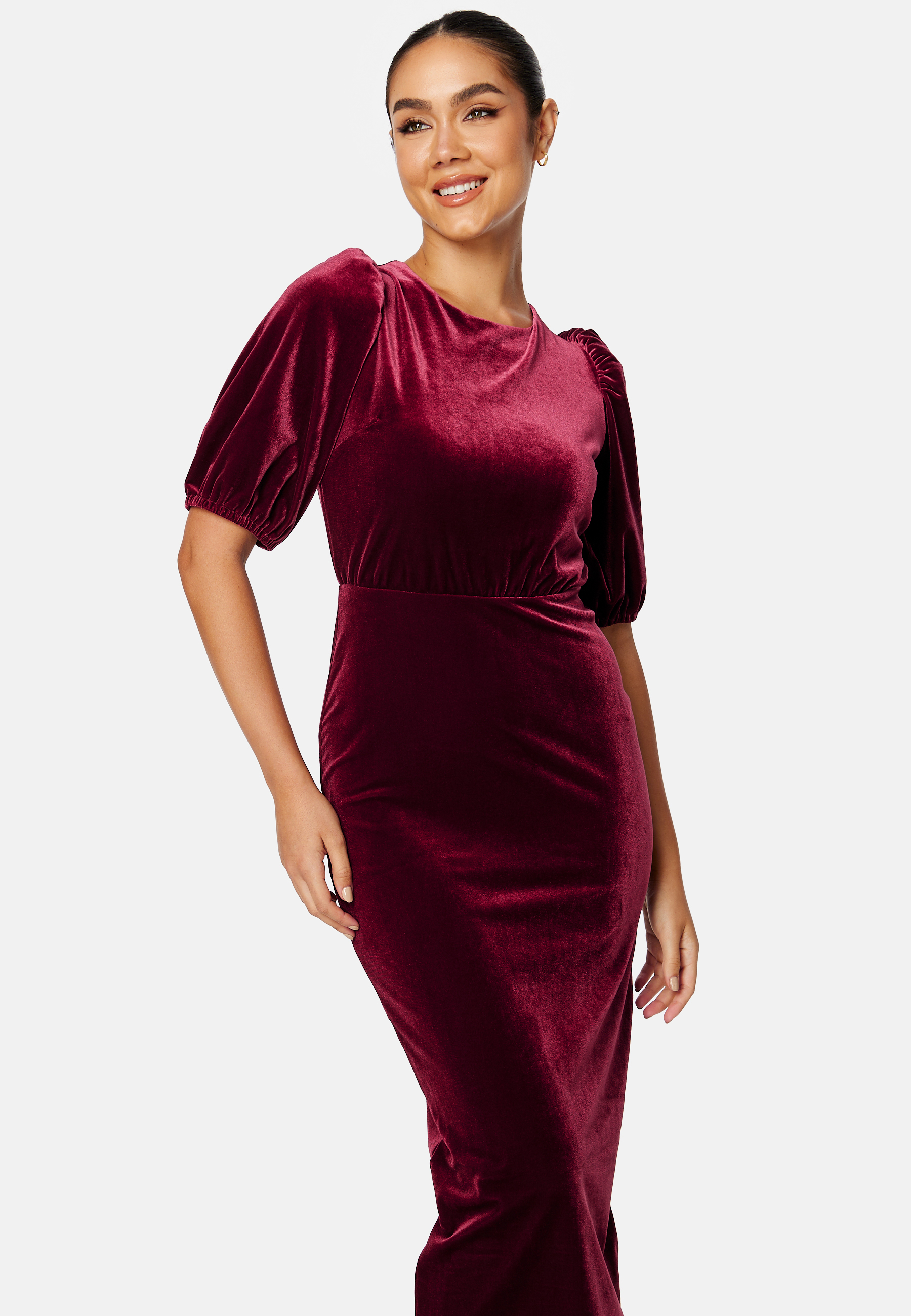 Irse Velvet Midi Dress 2