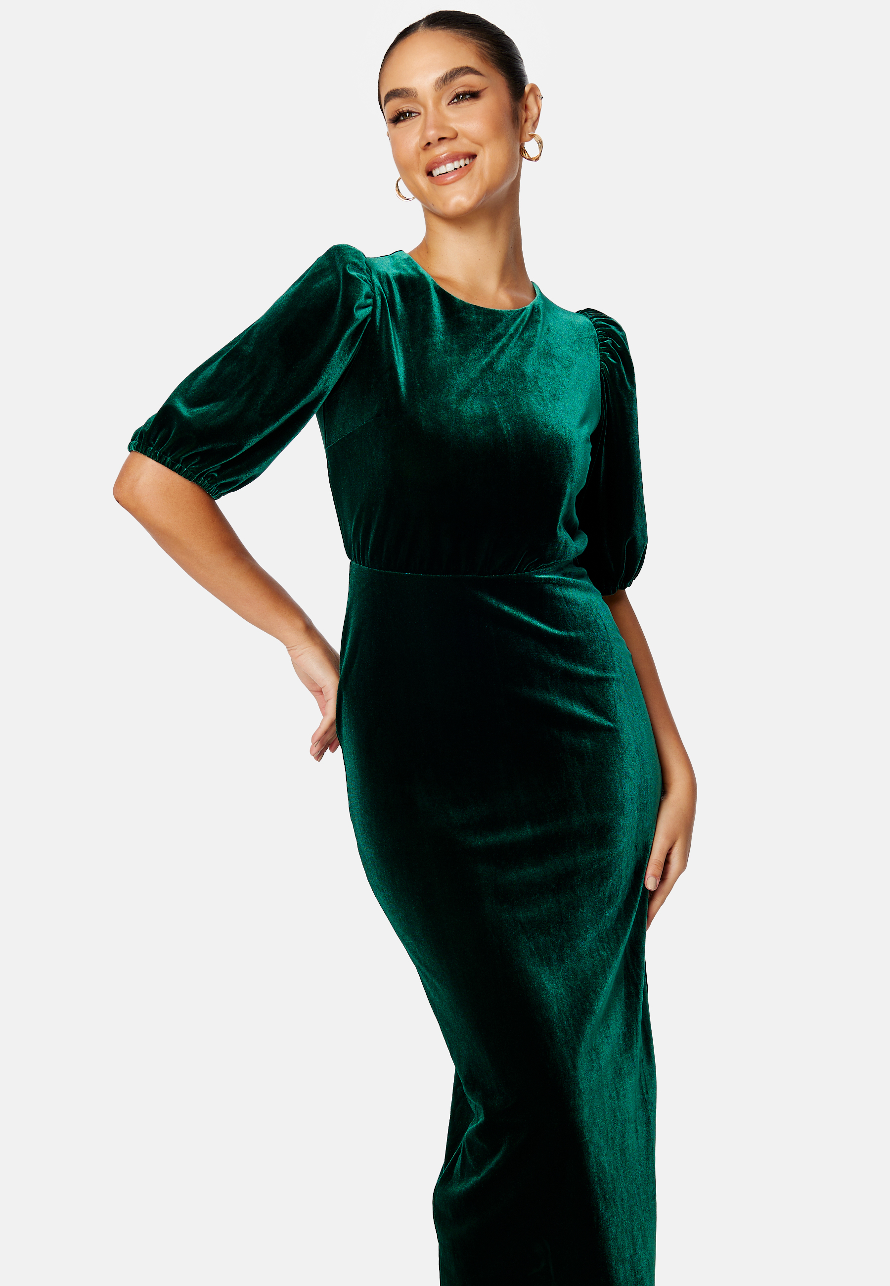 Irse Velvet Midi Dress 6